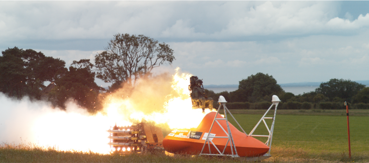 Ejection seat in action