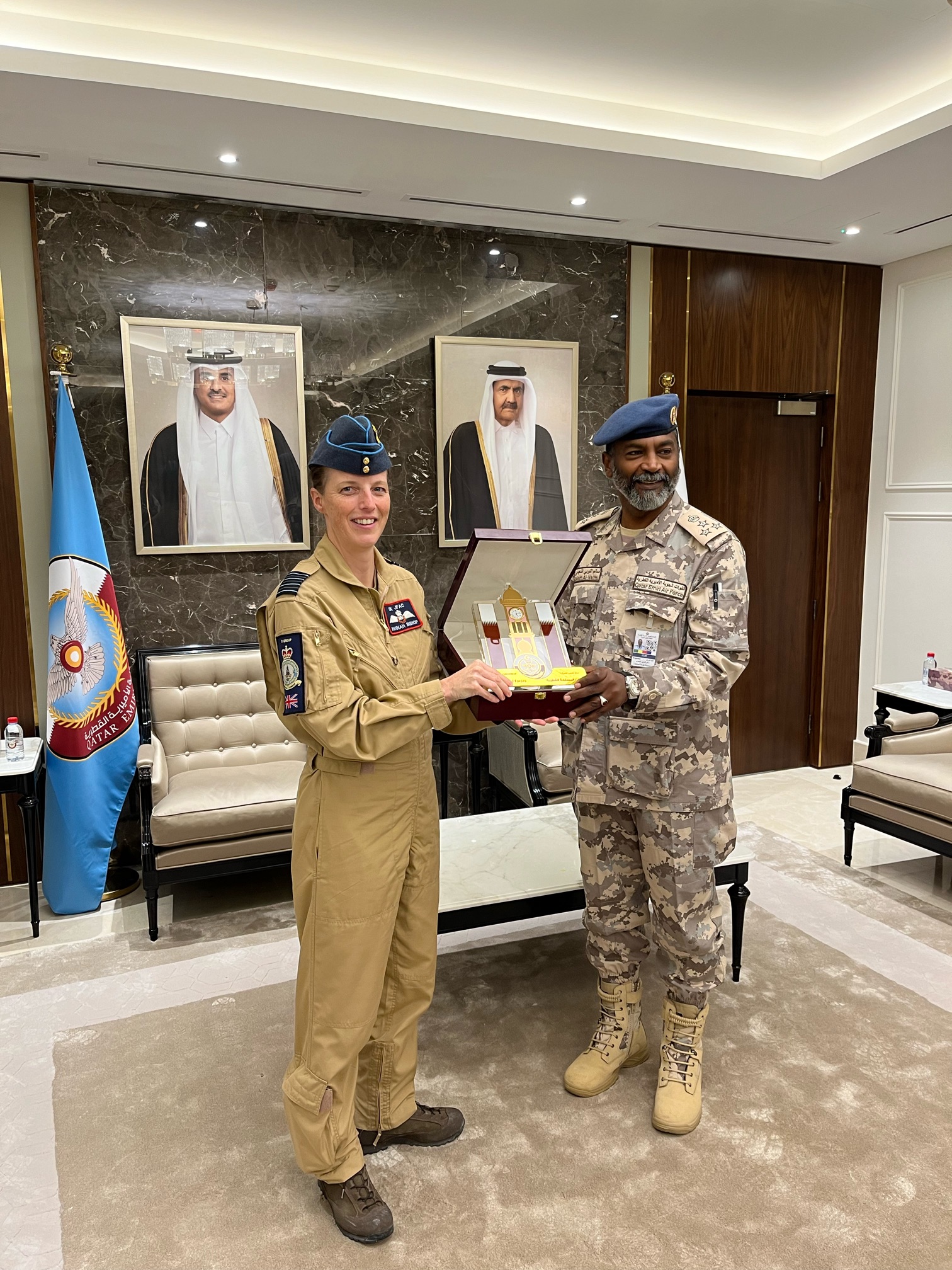 RAF officer accepts gift from Qatari emirates air force