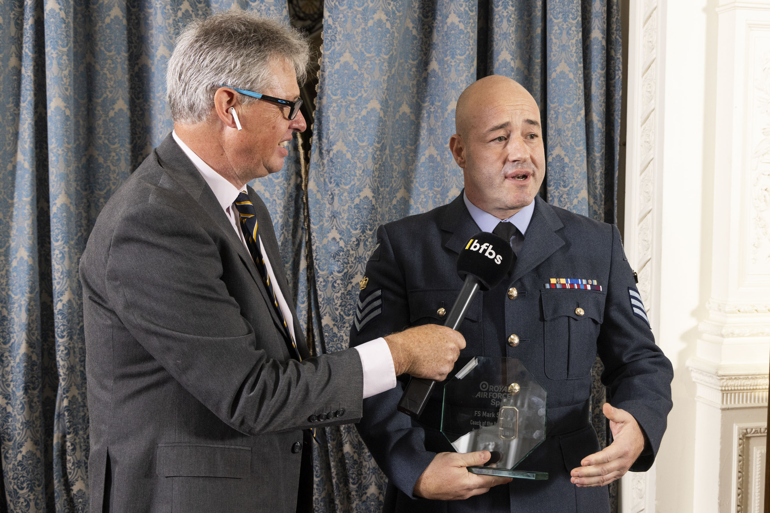 Coach of the Year Award Recipient Flight Sergeant Silva