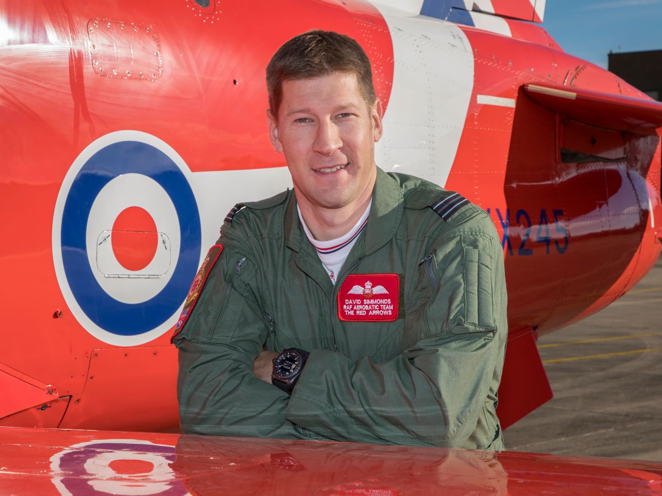 Flight Lieutenant David Simmonds - Red 3 in 2019