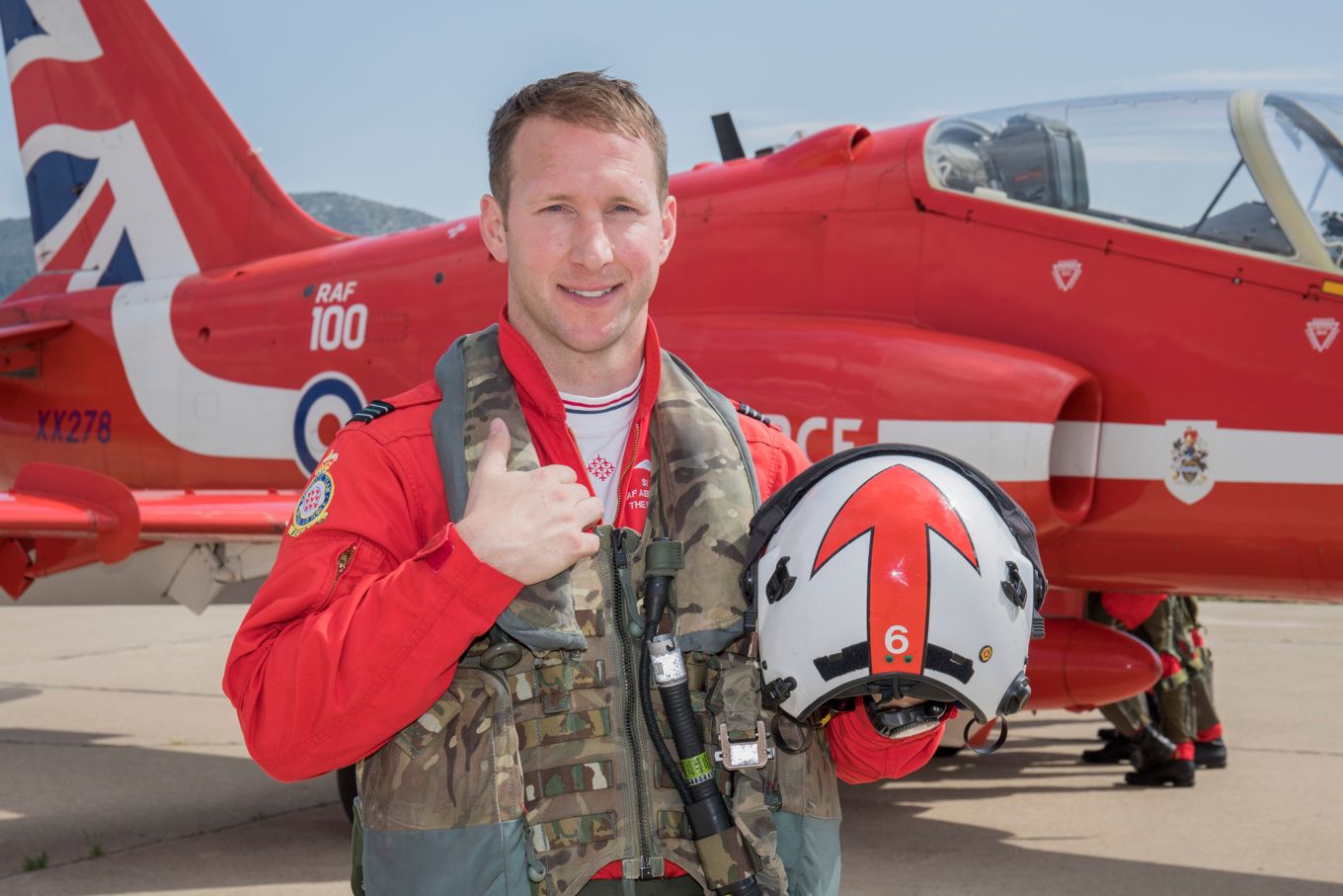 Flight Lieutenant Si Taylor, Red 6 for 2018, is leaving the team this week.