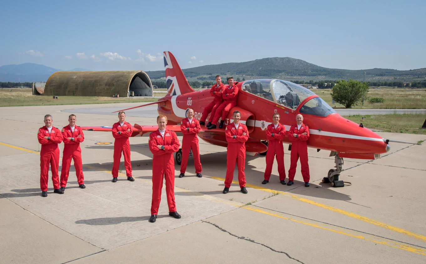 RAF-Red-arrows-team