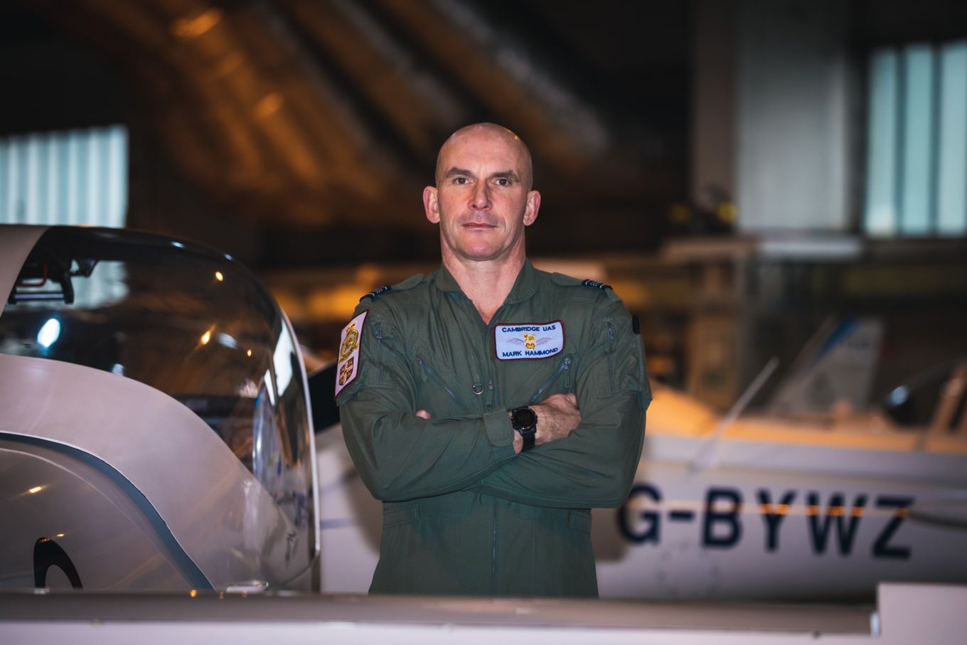 Squadron Leader Mark Hammond at RAF Wittering