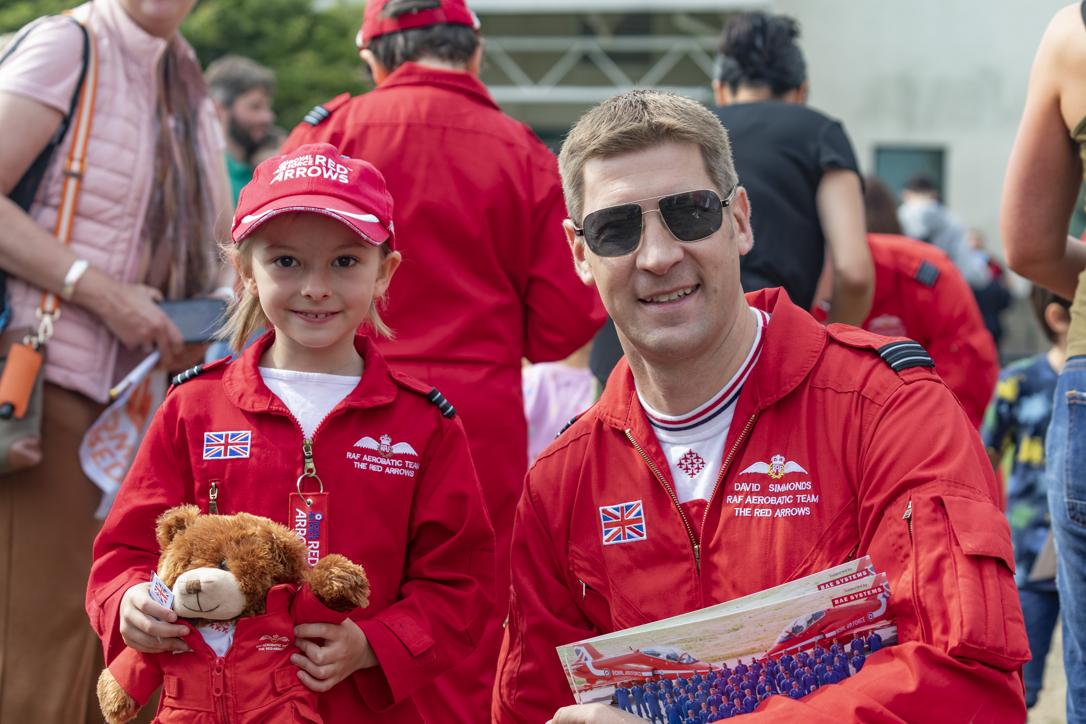Meeting - and inspiring - people at events has been a humbling, important feature of the pilots' time with the Red Arrows.