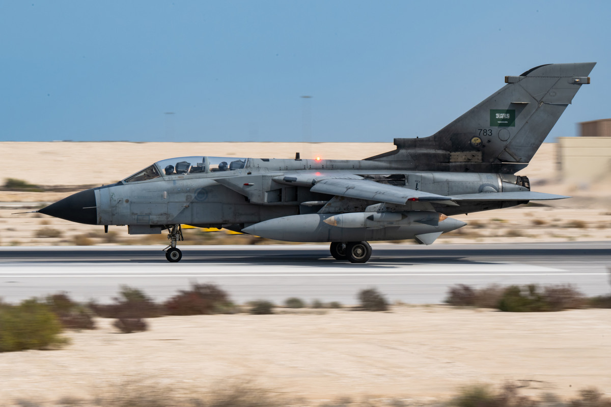 RSAF Tornado taking off