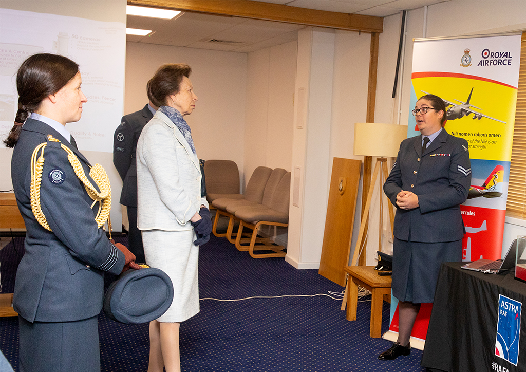 Her Royal Highness The Princess Royal visits RAF Brize Norton