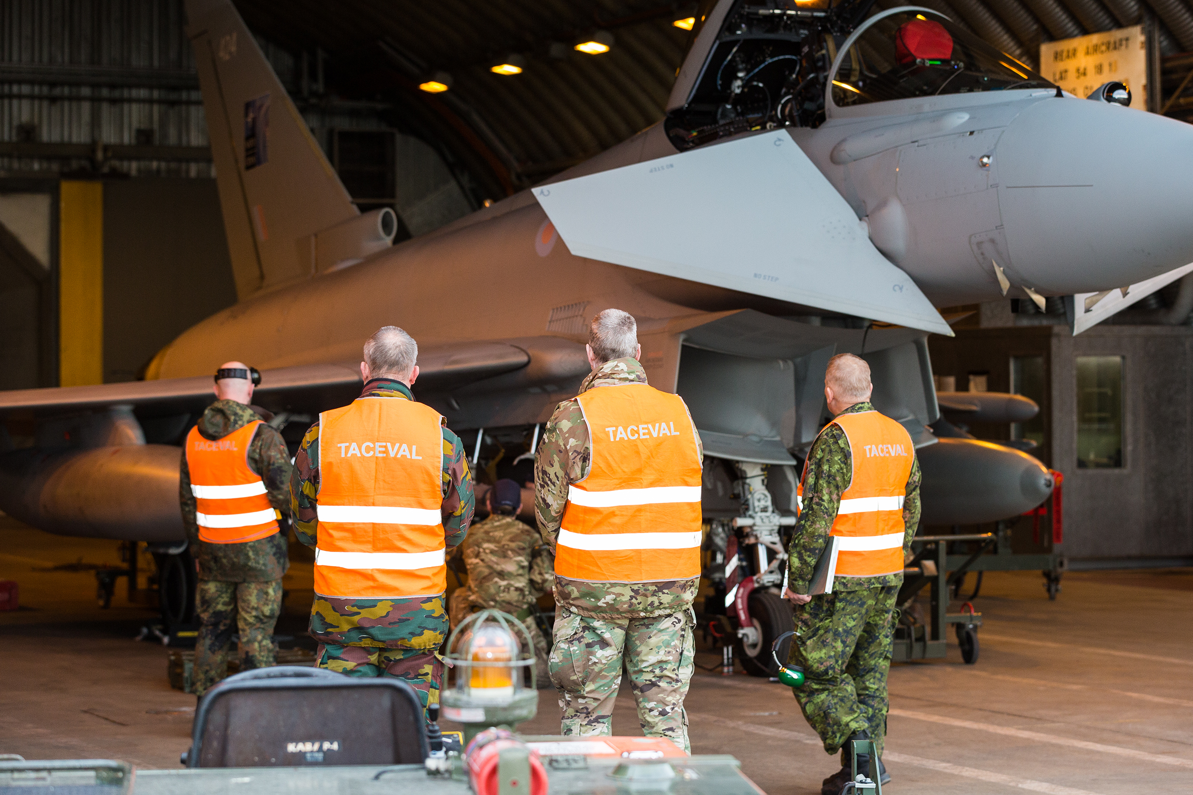 NATO assessors at work during CAPEVAL
