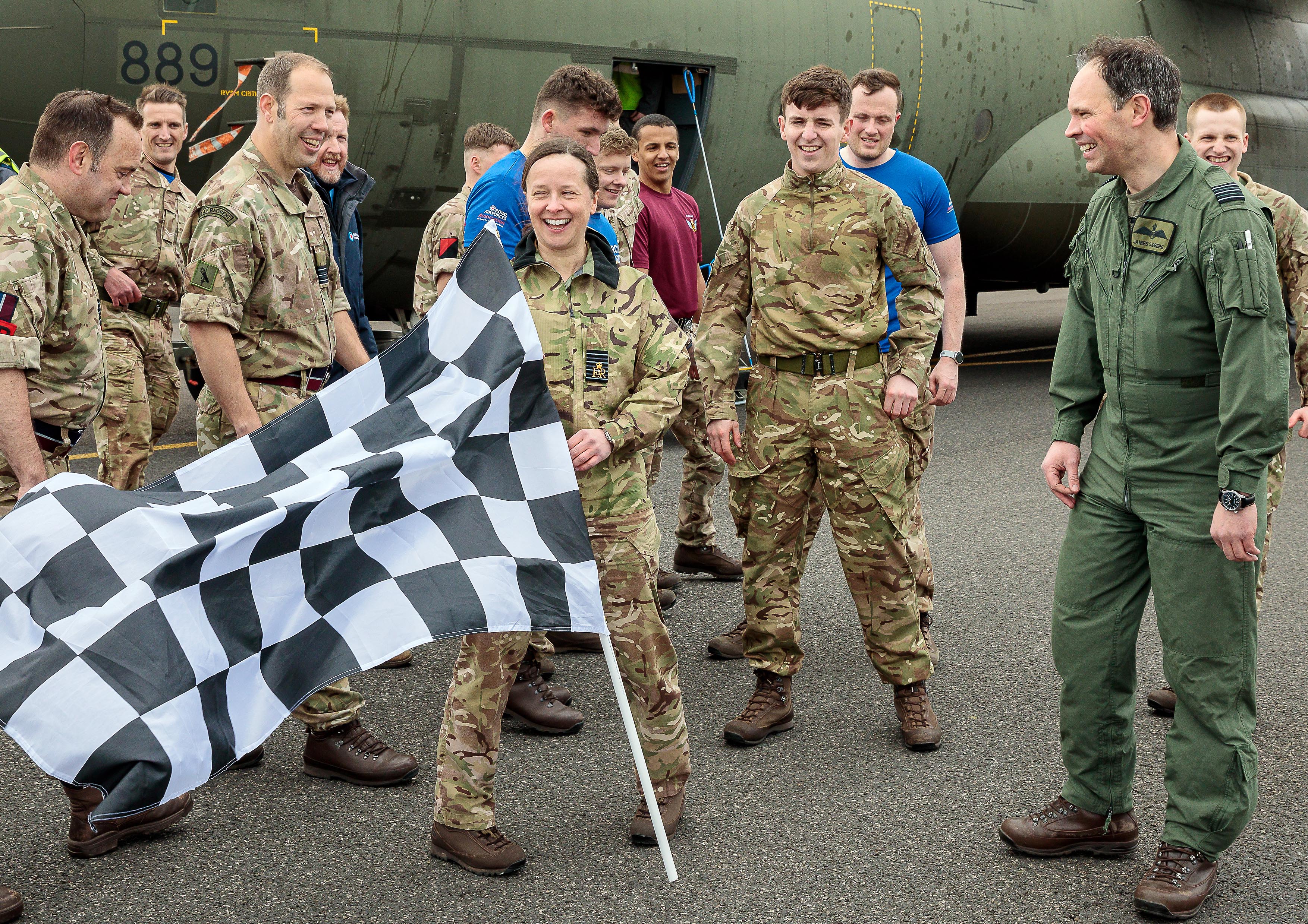 The Hercules Charity Pull took place at RAF Brize Norton on 5 Apr 22, raising money for two extremely deserving charities.
