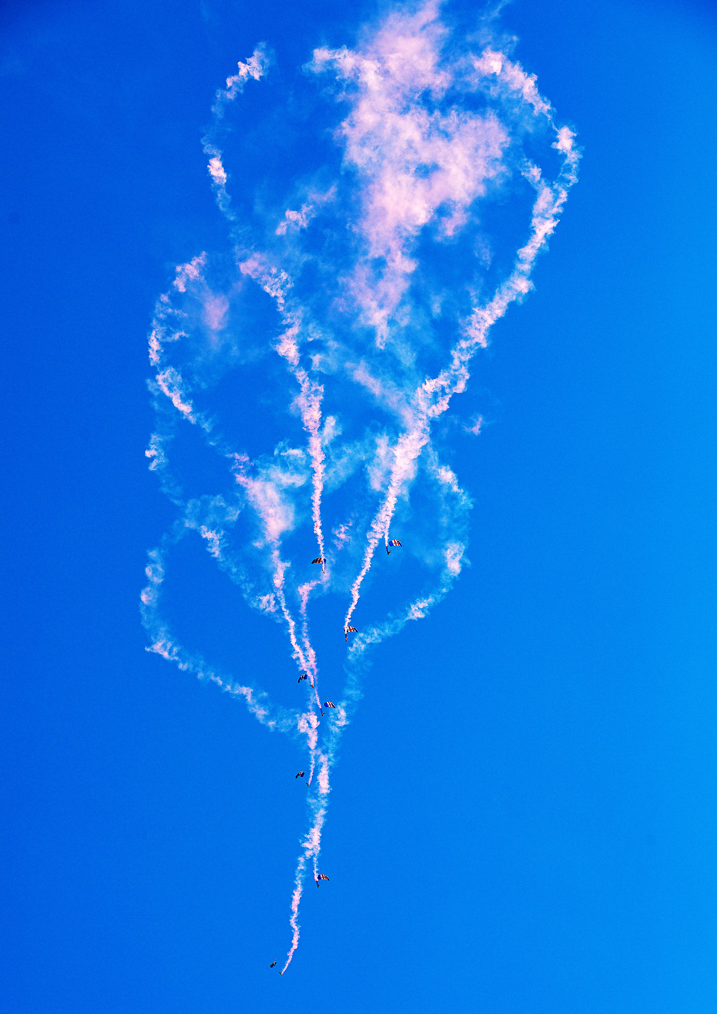 RAF Falcons Parachute Display Team Launch Day 2023
