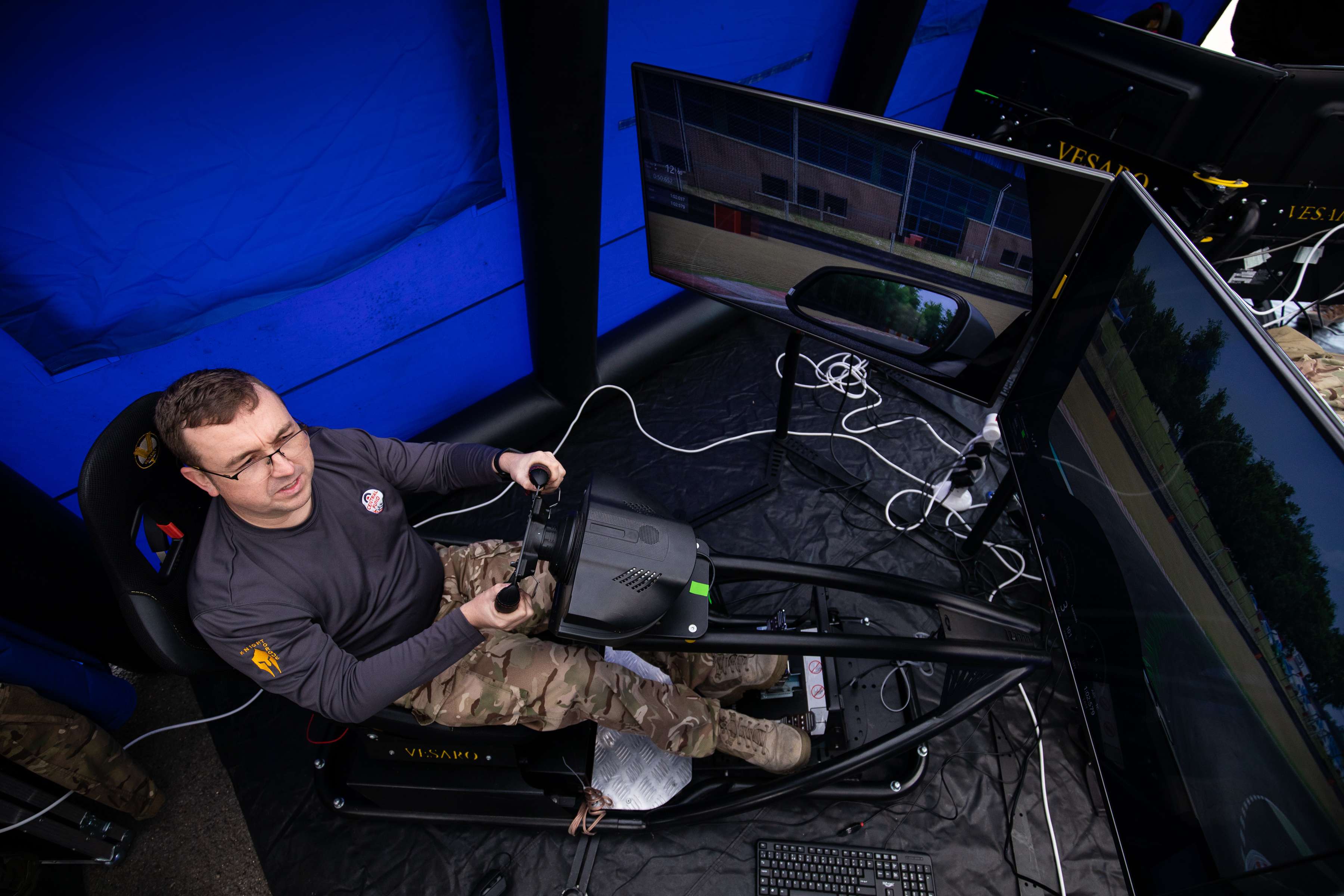 Motor racing and e-gaming meet at the RAFMSA open day