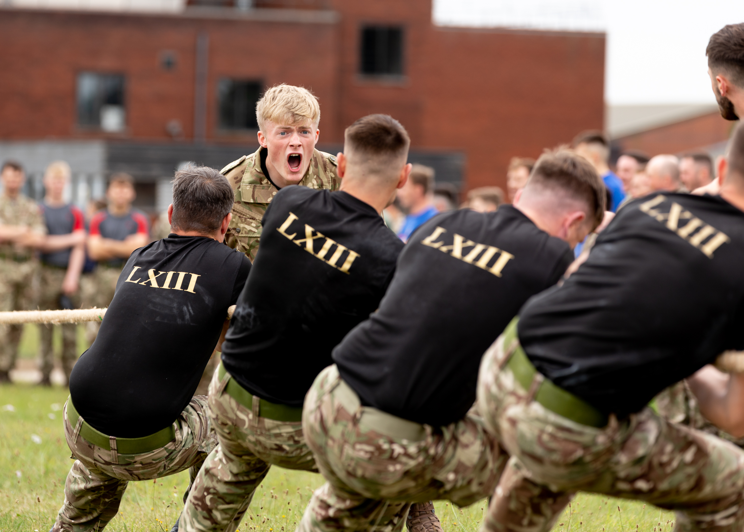 Personnel in Tug of War.