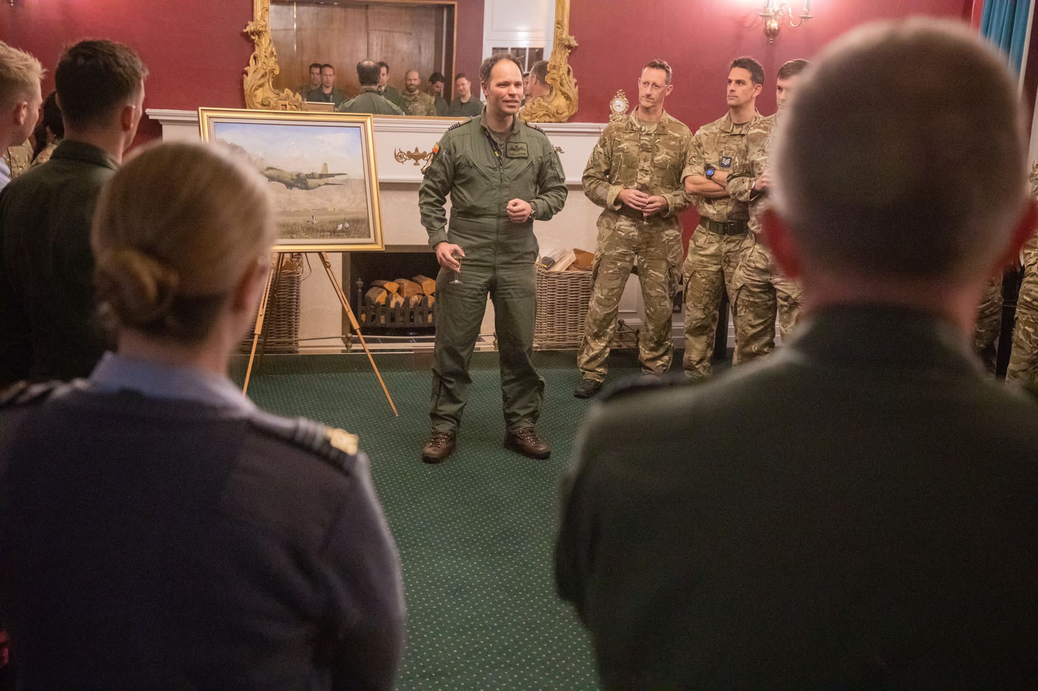 This week, a commemorative painting, named “Last Out”, was donated to recognise the service of the C-130 Hercules in the Royal Air Force.