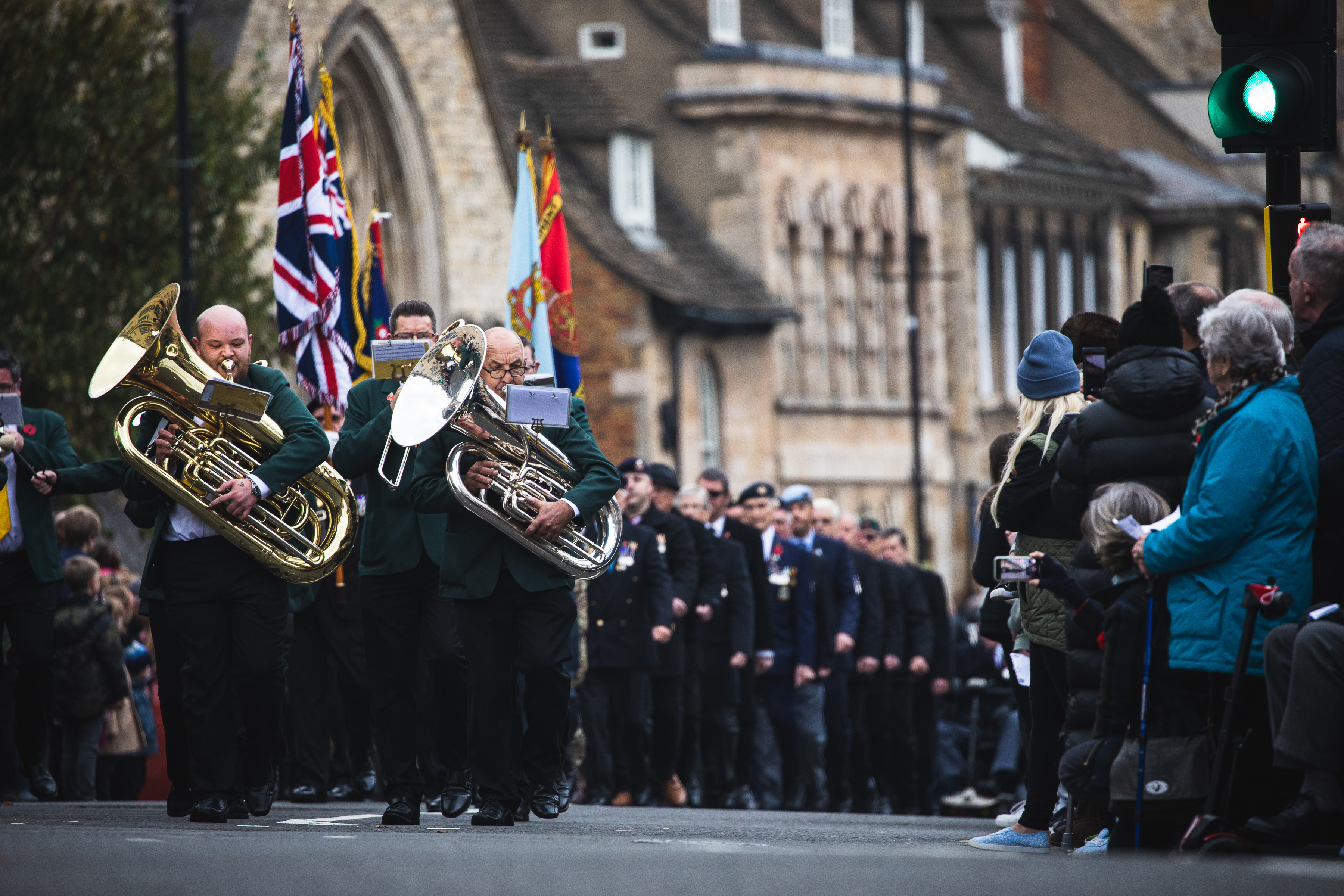 Stamford Brass leads the parade in Stamford