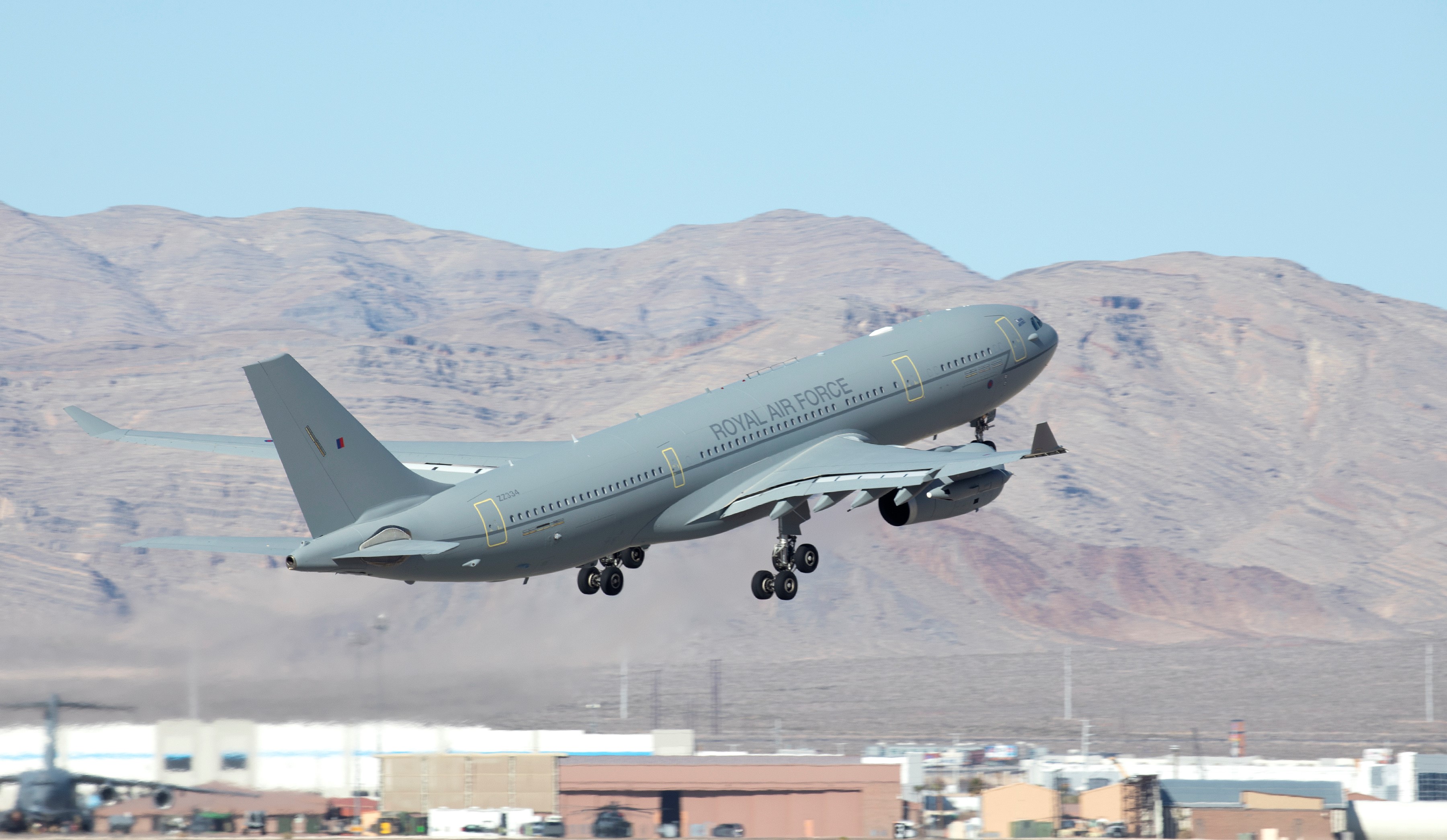 Image shows a Voyager aircraft