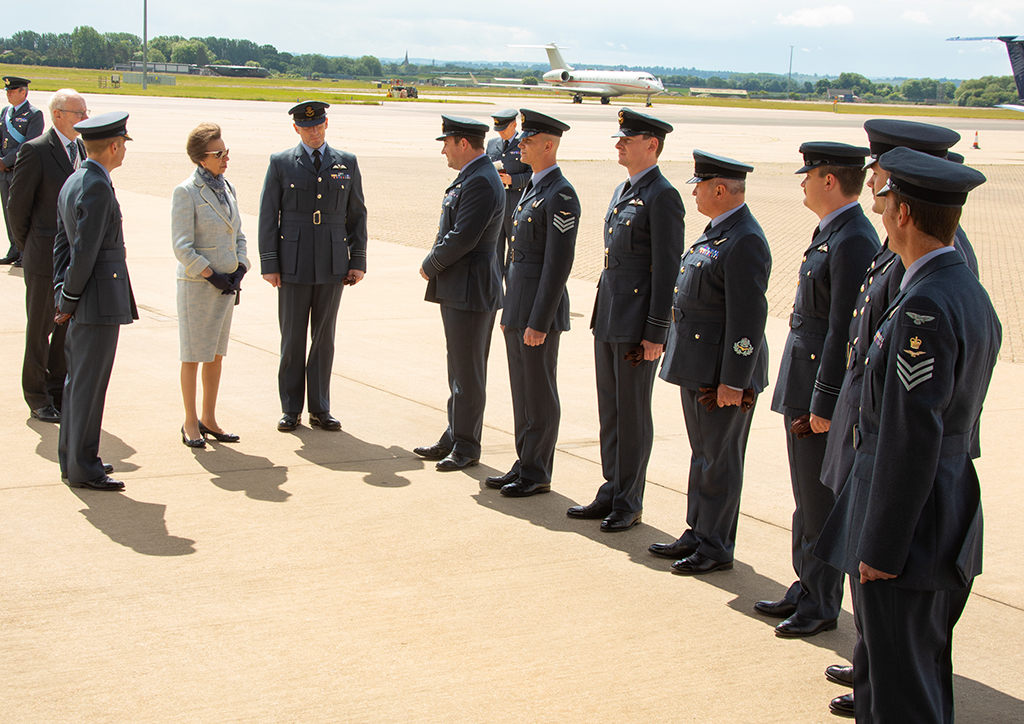 Her Royal Highness The Princess Royal visits RAF Brize Norton