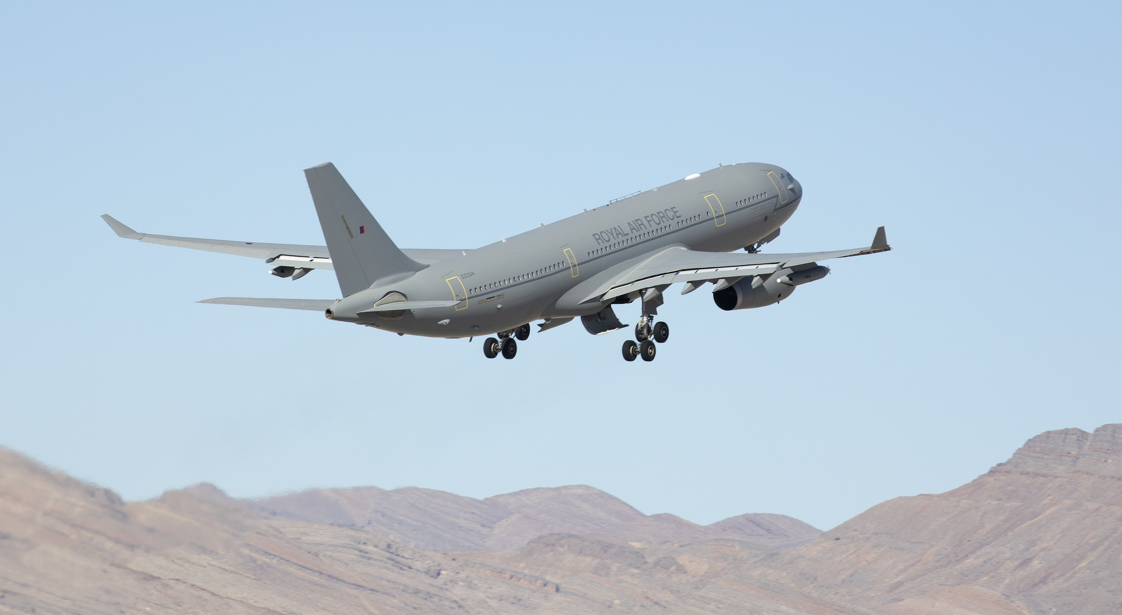 RAF Voyager on Exercise Red Flag.