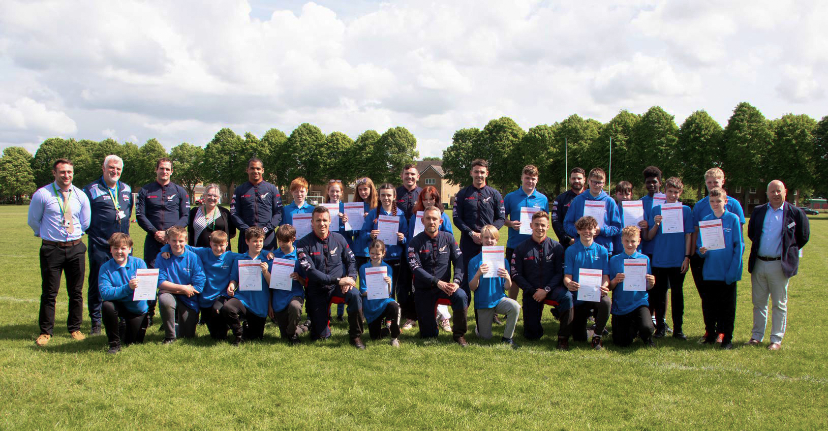 Royal Air Force Falcons Home Turf Jump for JET Graduates