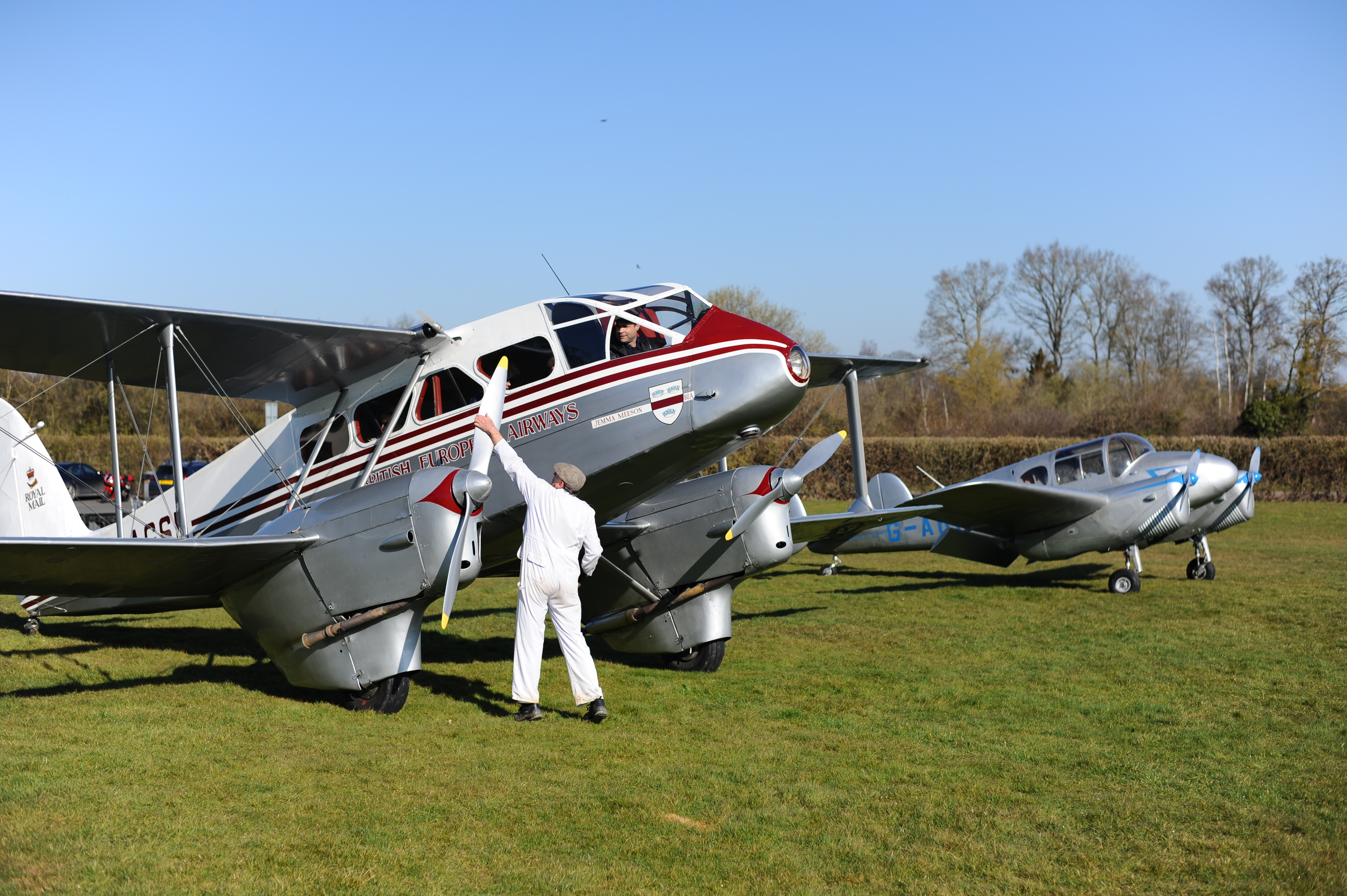Gemini aircraft on the ground.