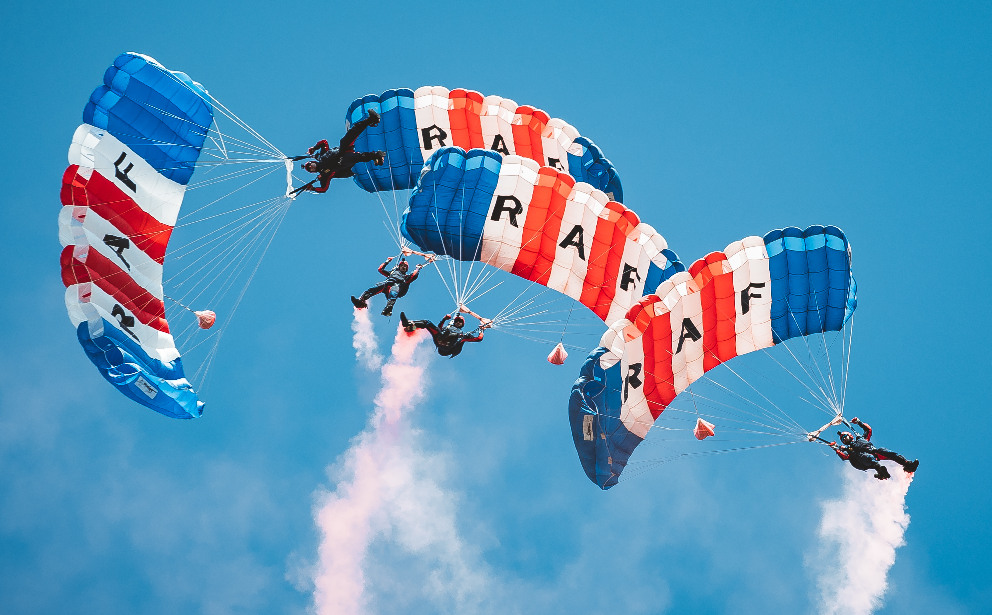 Today (26th April) the RAF Falcons officially began their 2022 season with a spectacular display at RAF Brize Norton, their home base, in front of local schools, sponsors and senior military.