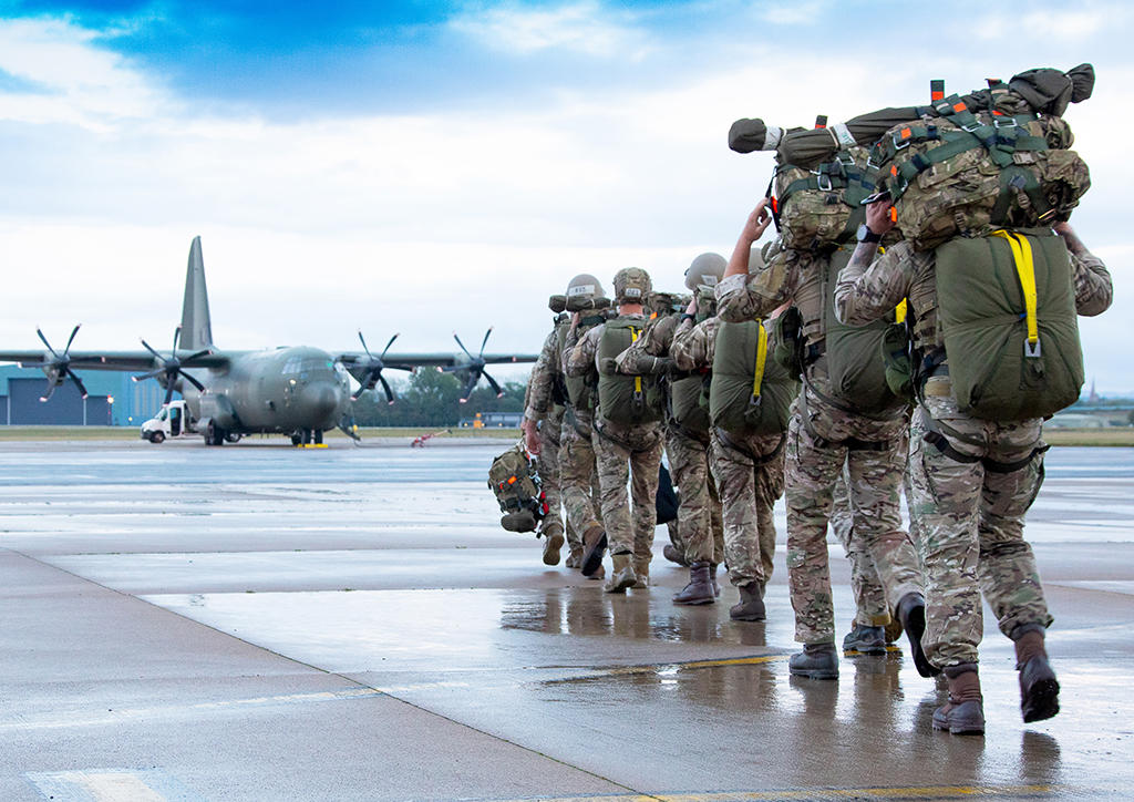 Basic Parachute Course Sultan of Brunei Presents RAF Parachute Wings to Prince | Royal Air Force