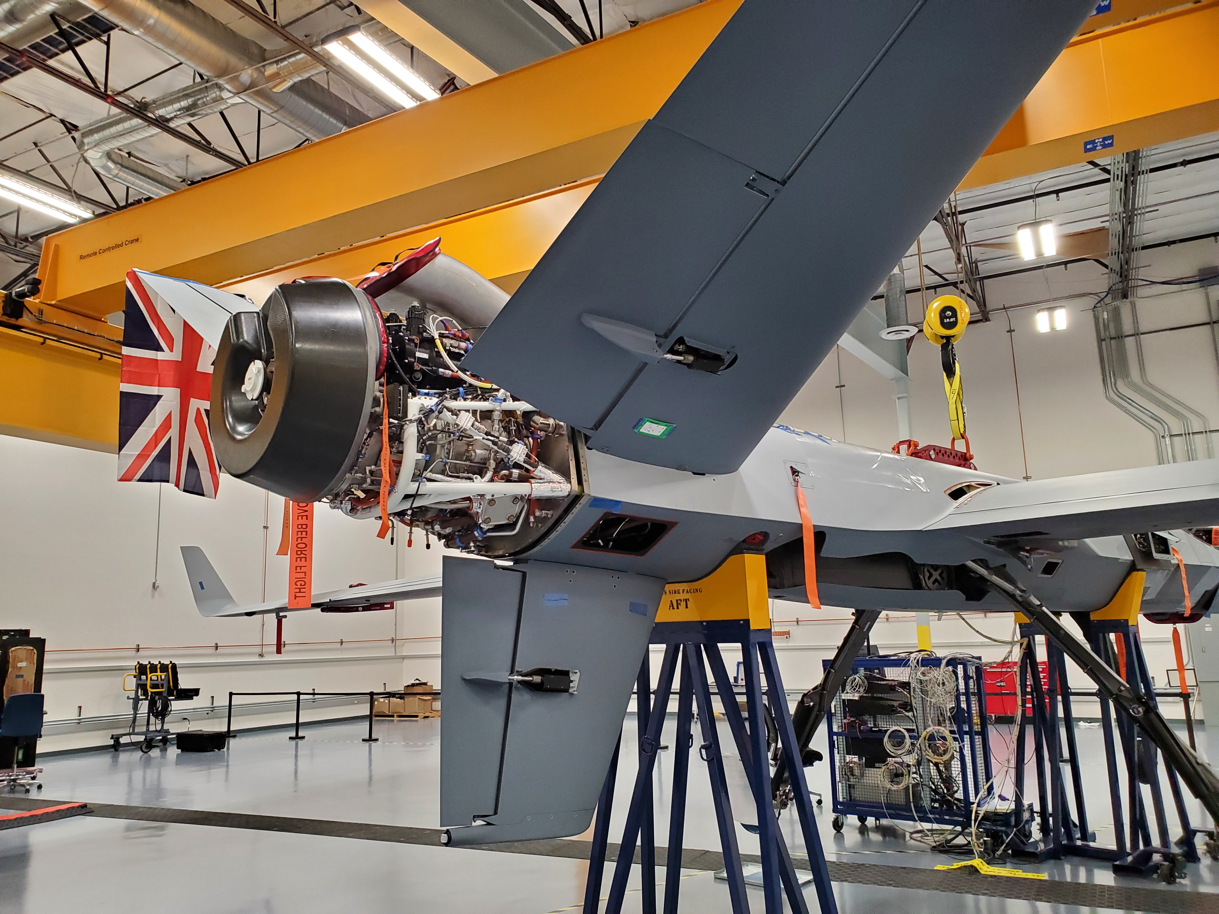 Aircraft part in development.