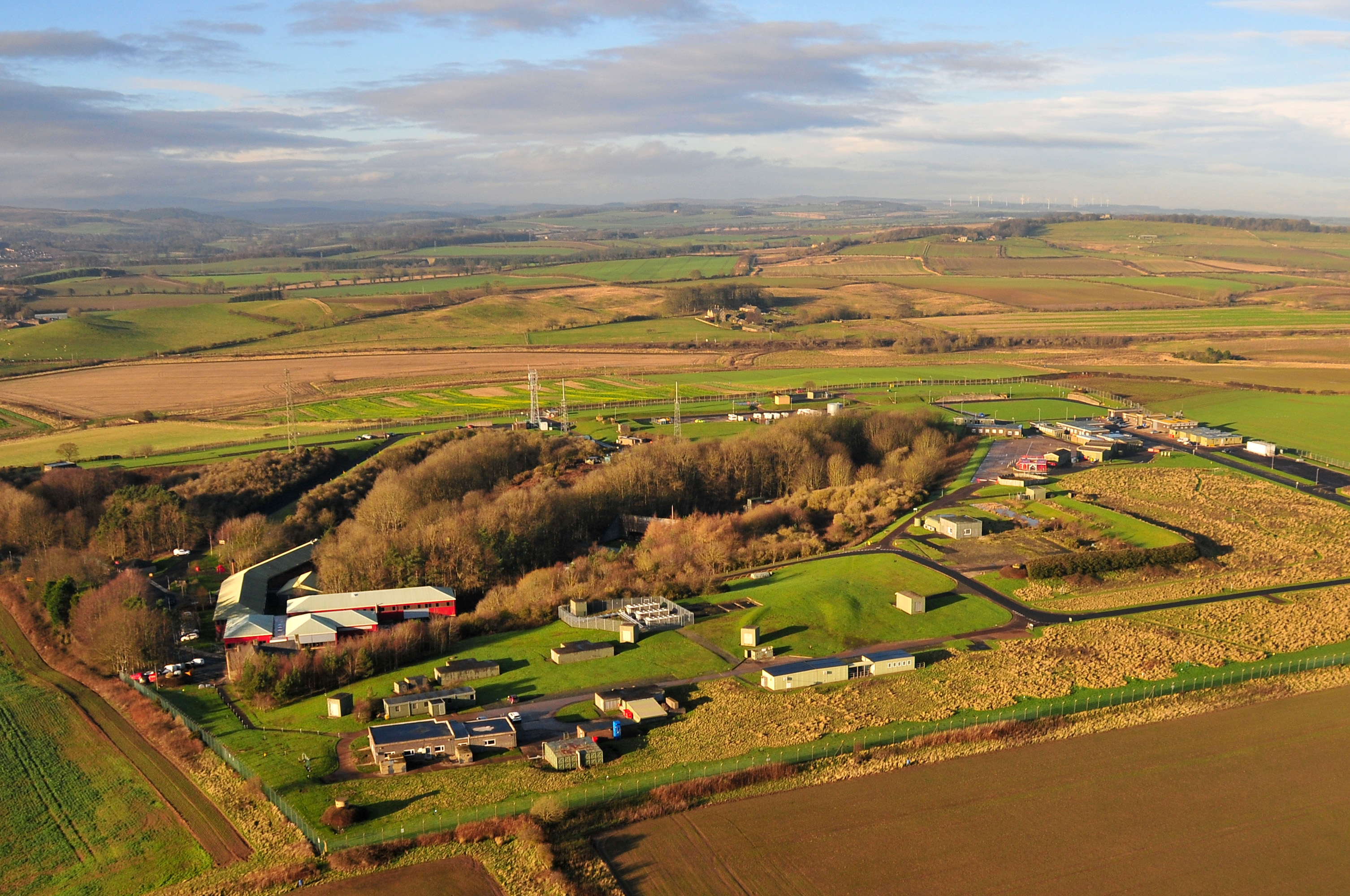 Image shows the view of RAF Boulmer.