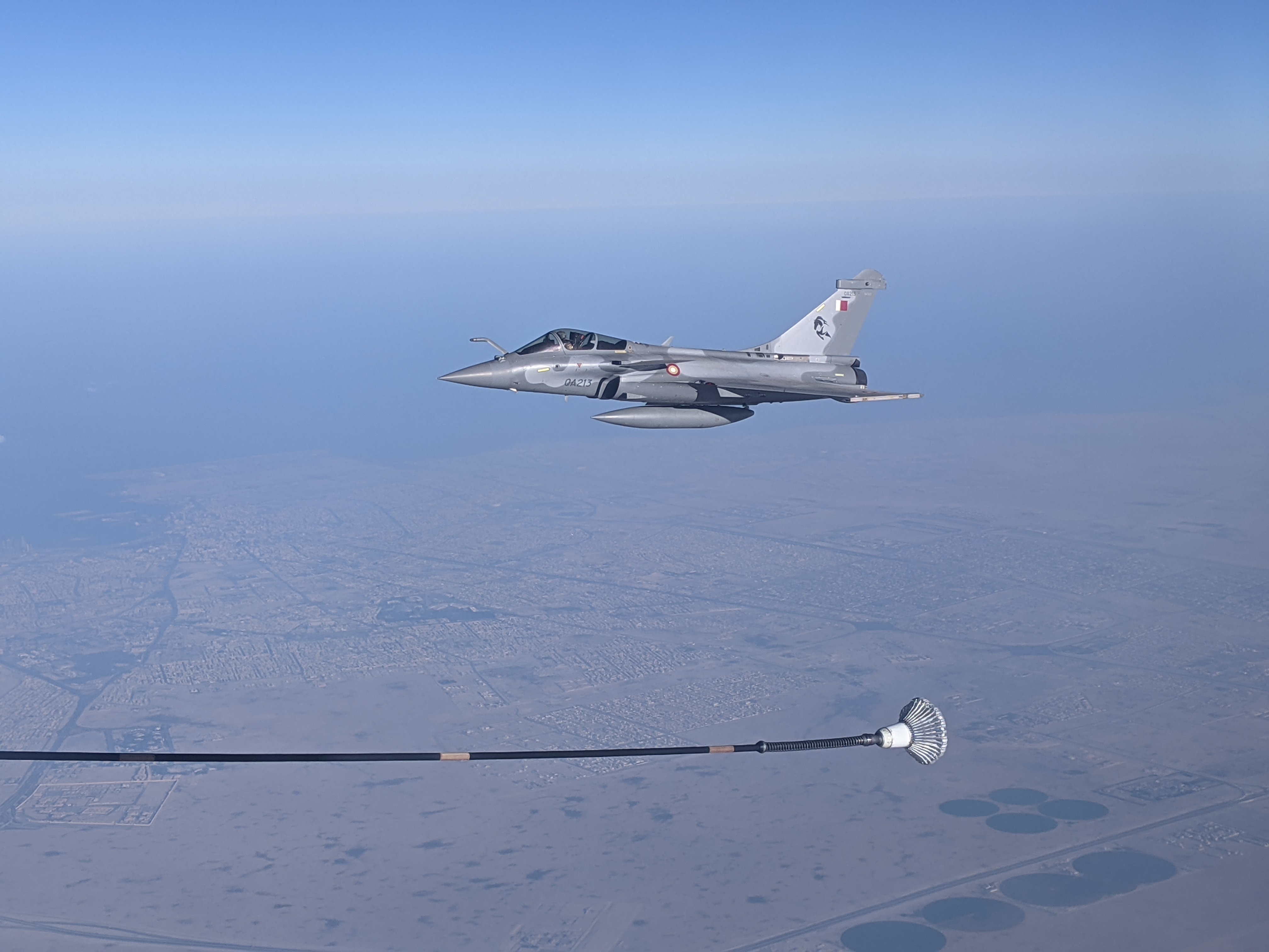 The Royal Air Force Refuels Qatar Emiri Air Force for the First Time
