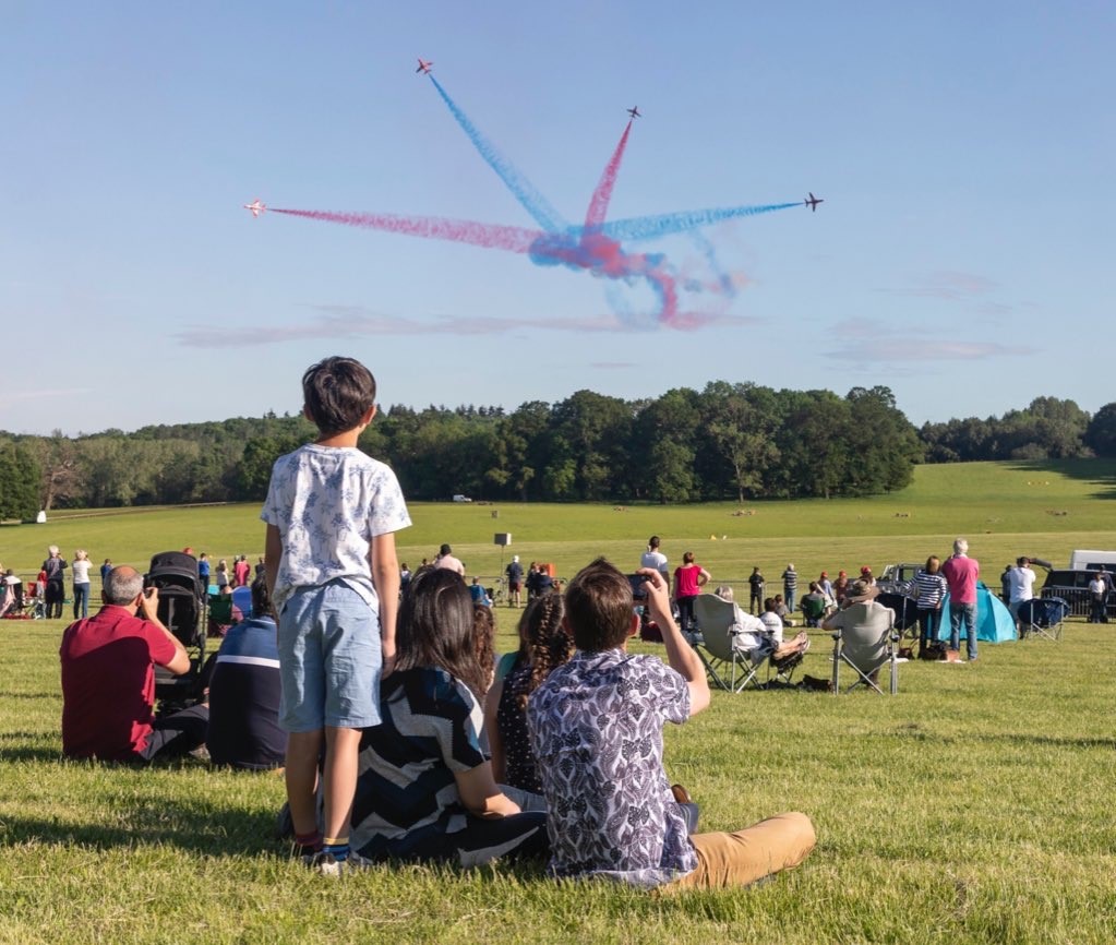 Families came back together in 2021 to enjoy airshows and events.