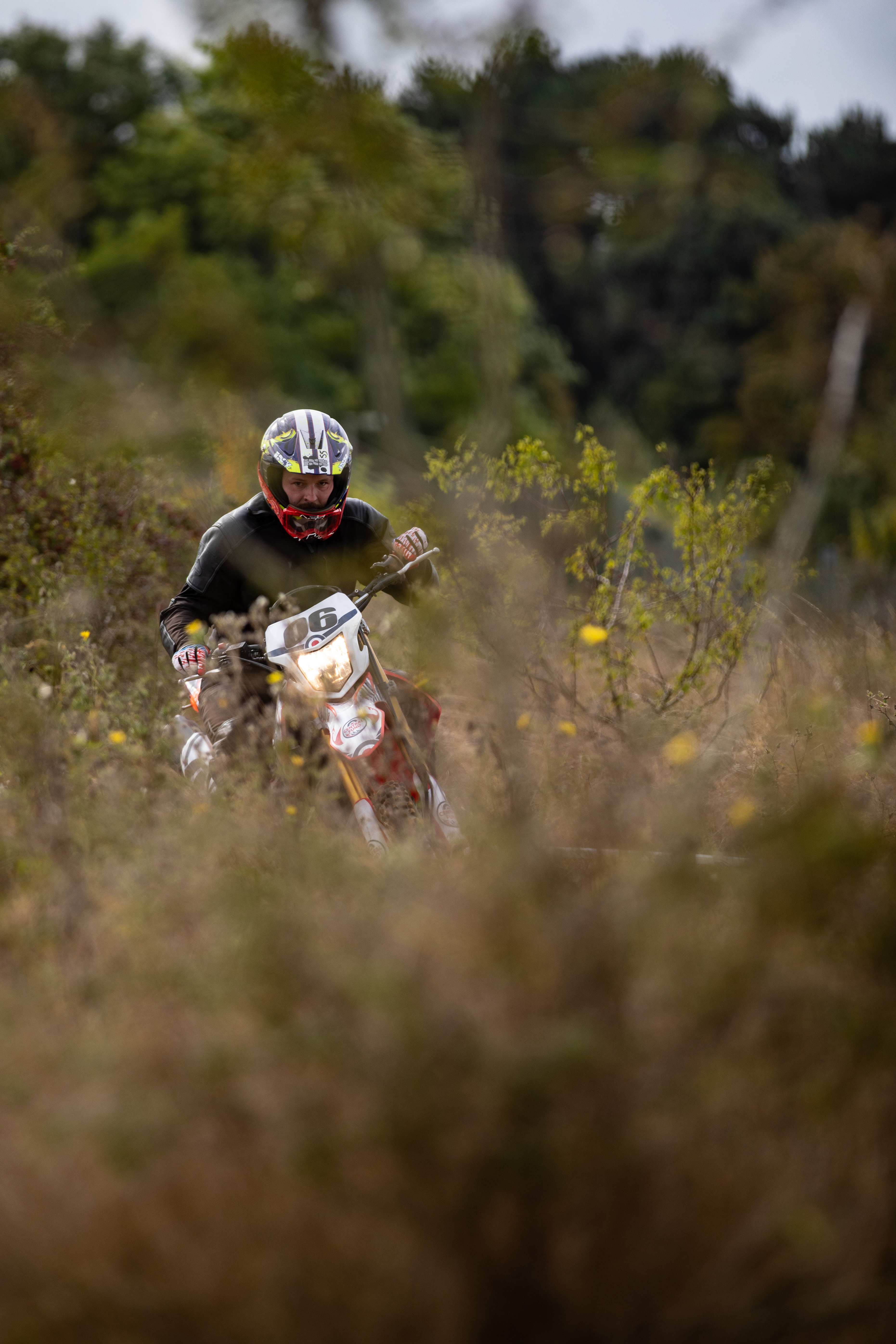 Enduro motorcycling was one of the sports featured during the day