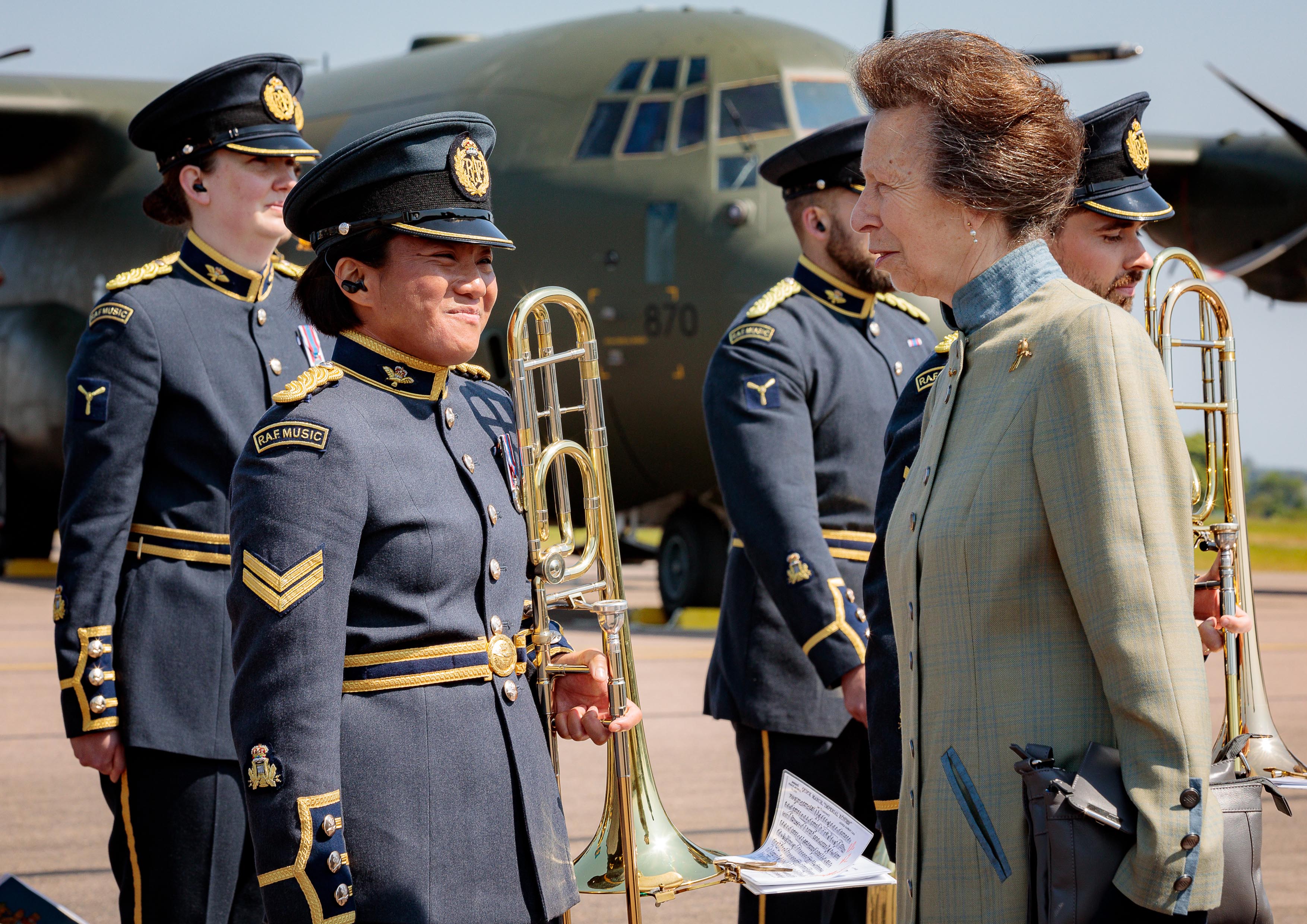 Today, Her Royal Highness, The Princess Royal, attended the stand down parade of Number 47 Squadron and the retirement of the C-130 Hercules.