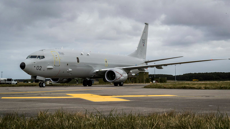 Image shows Poseidon aircraft on the airfield.