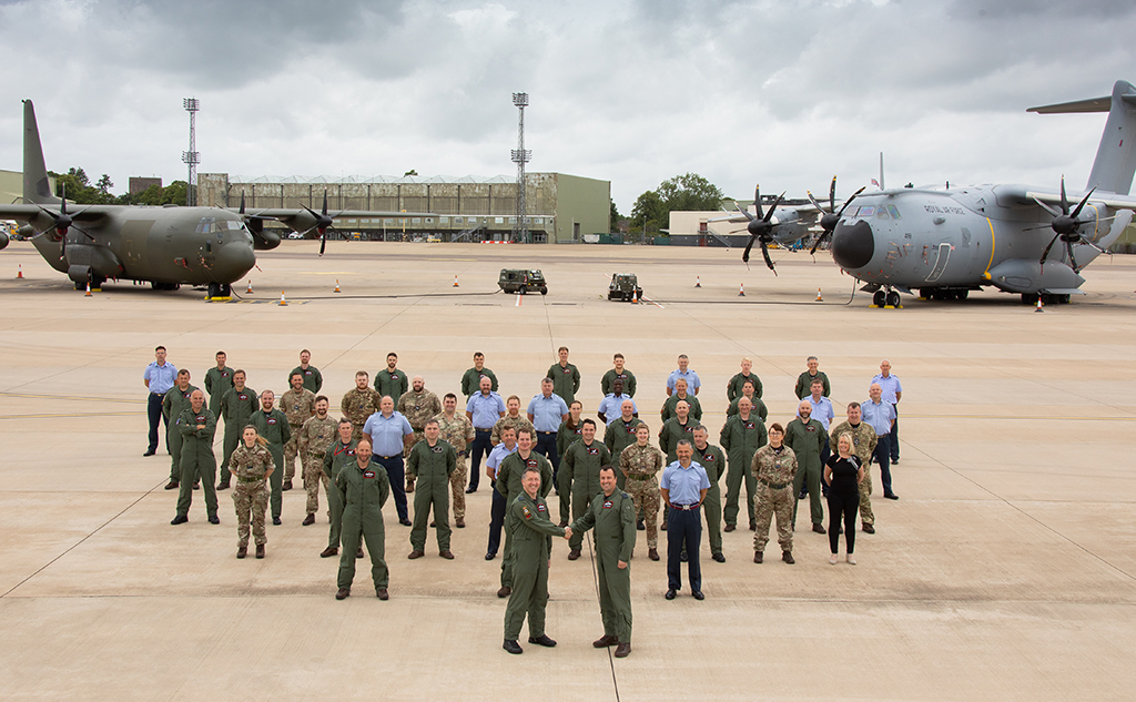 On 27 May 2022, Wing Commander Andy McIntyre officially handed over command of No. XXIV Squadron to Wing Commander Gav Anderson