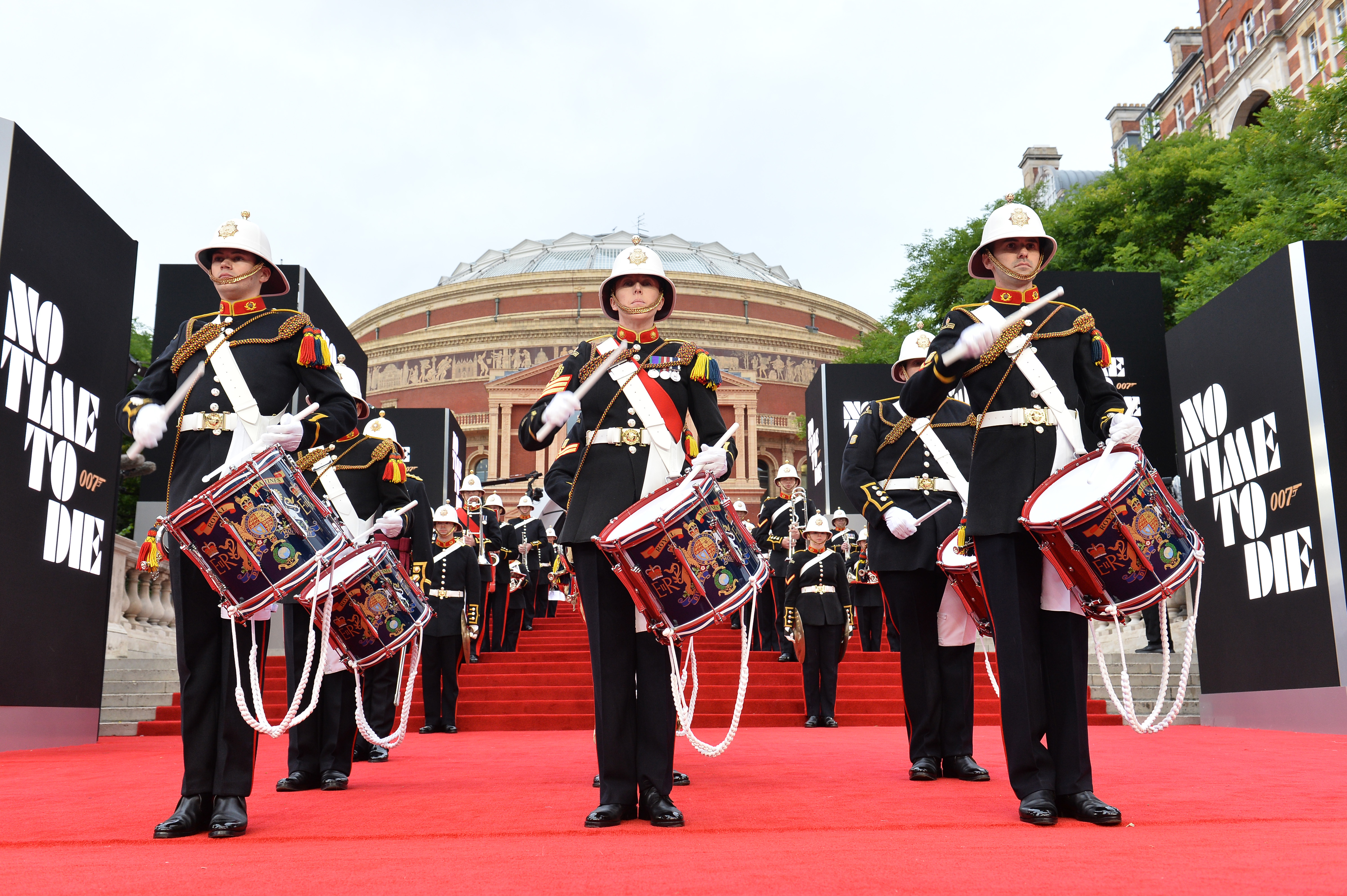 Military Band on the red carpet.