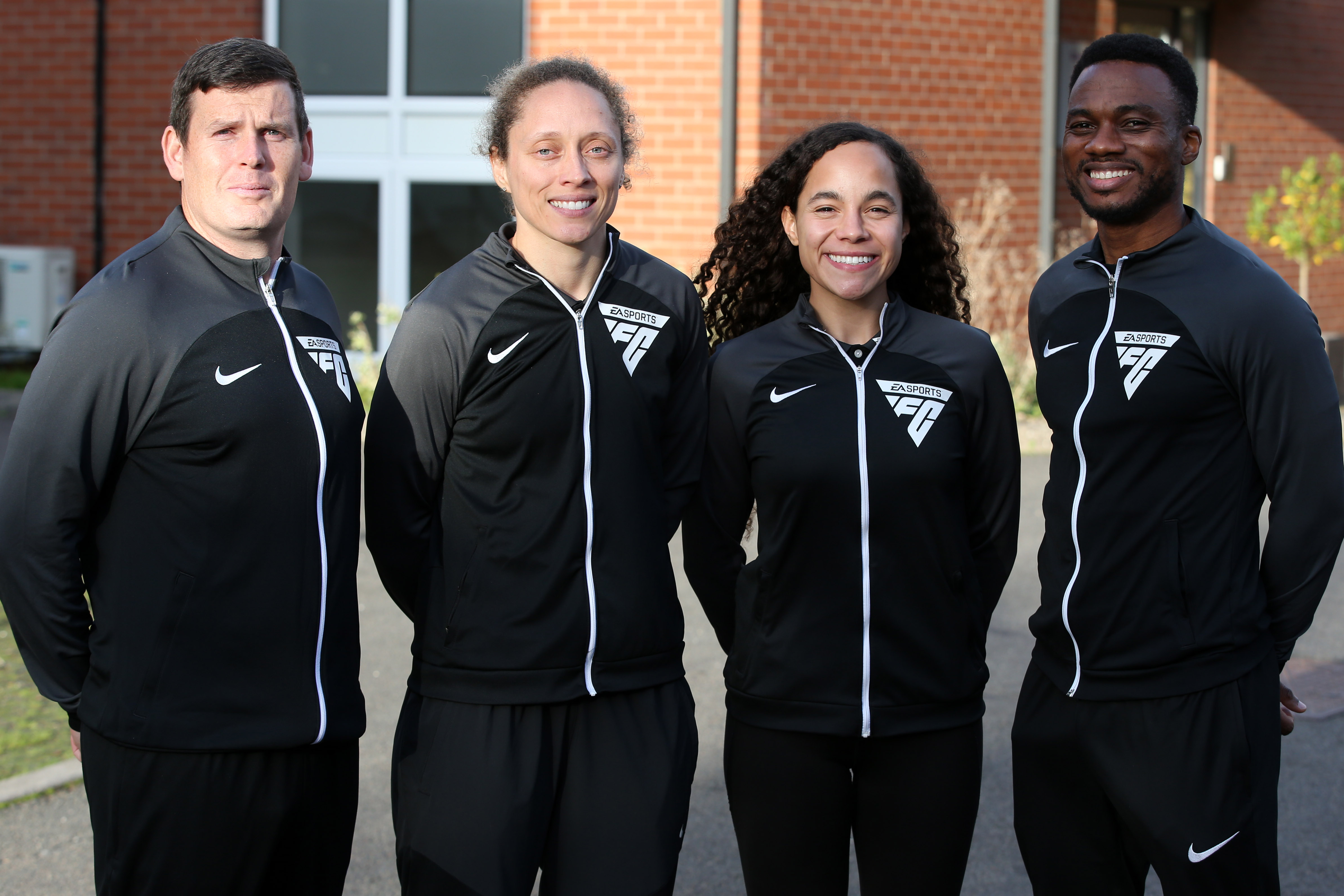The 4 Armed Forces Officials together in their sporting kit