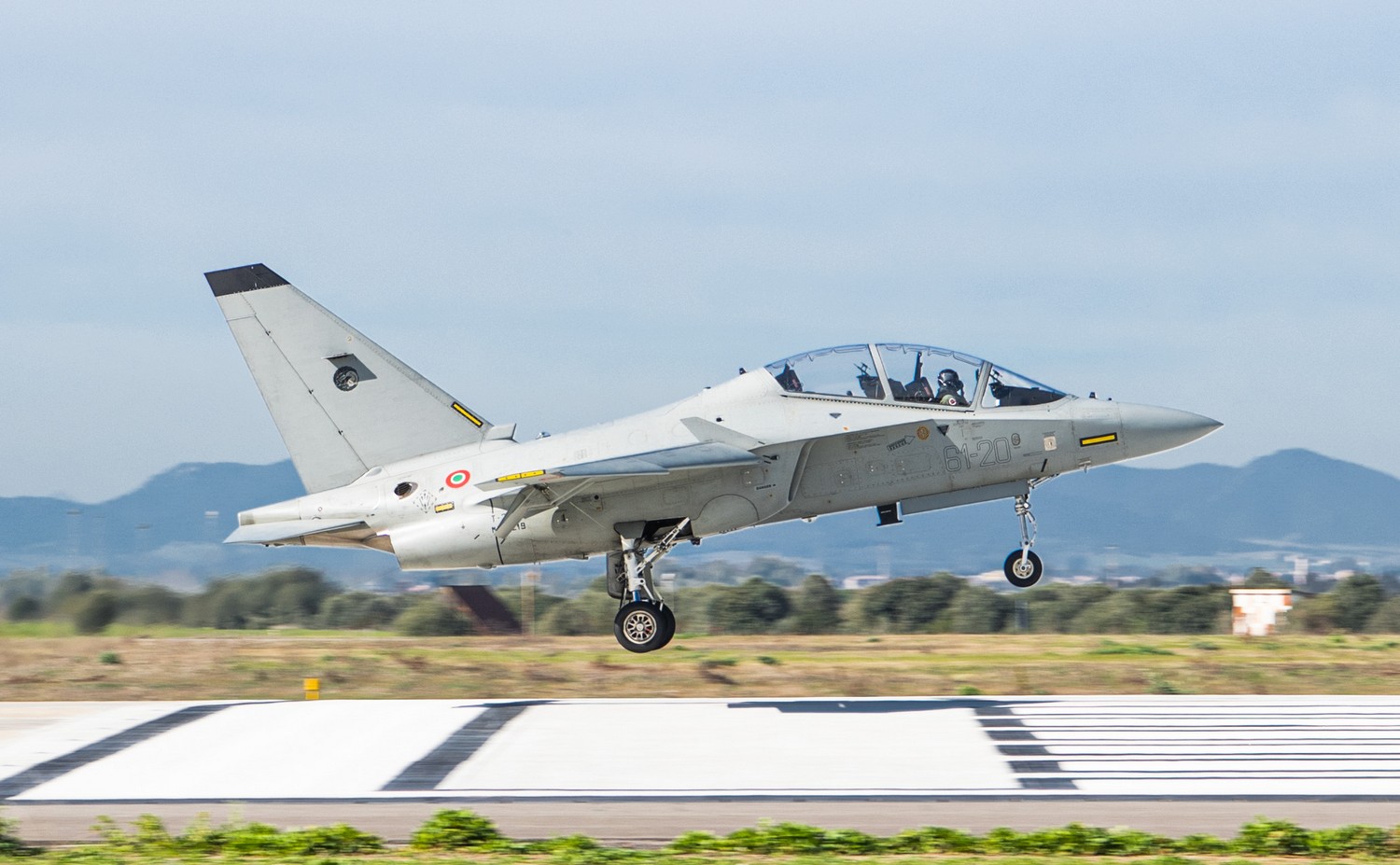 T-346 aircraft taking off