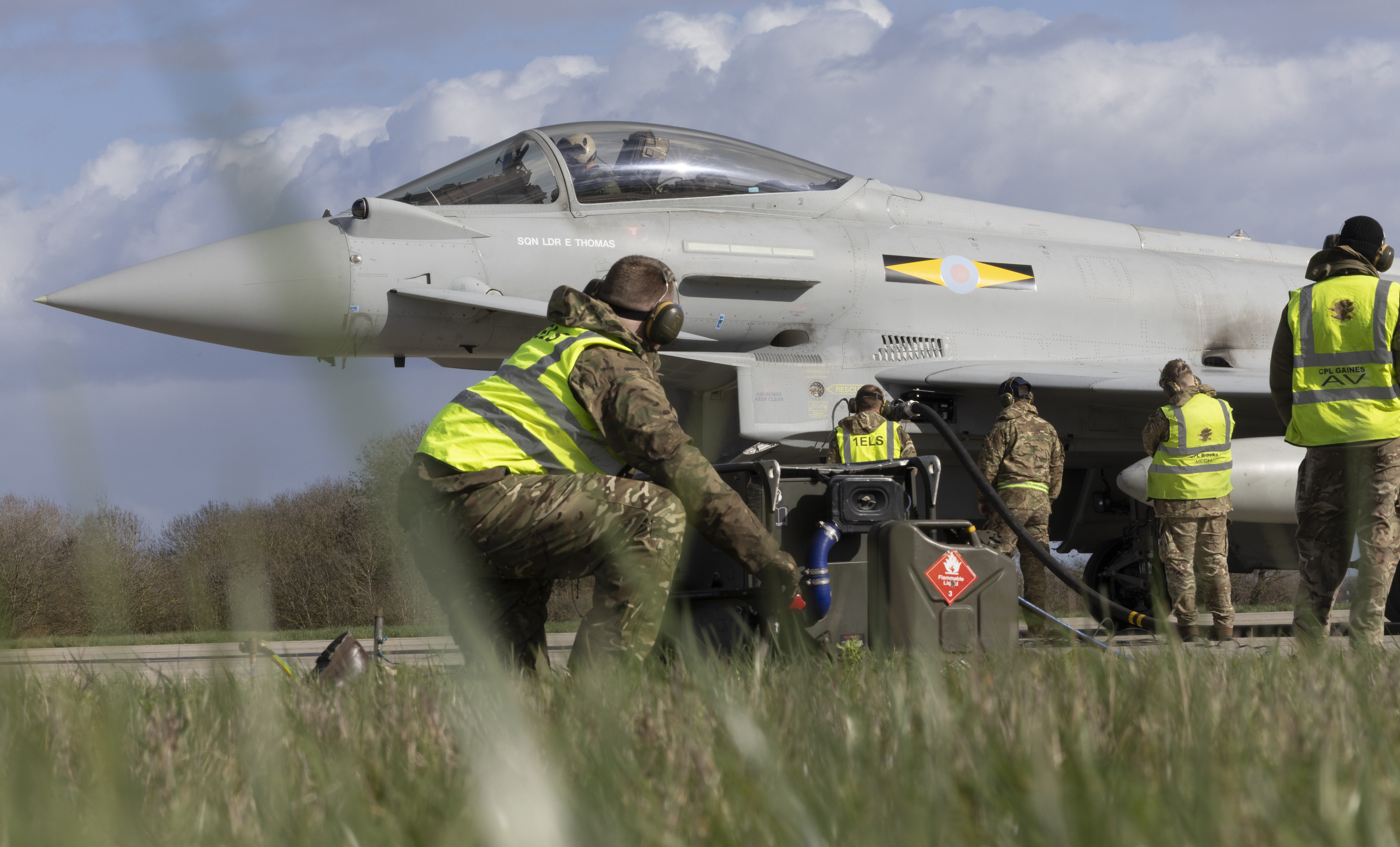 1ELS issued 5,000 litres of fuel to a Typhoon