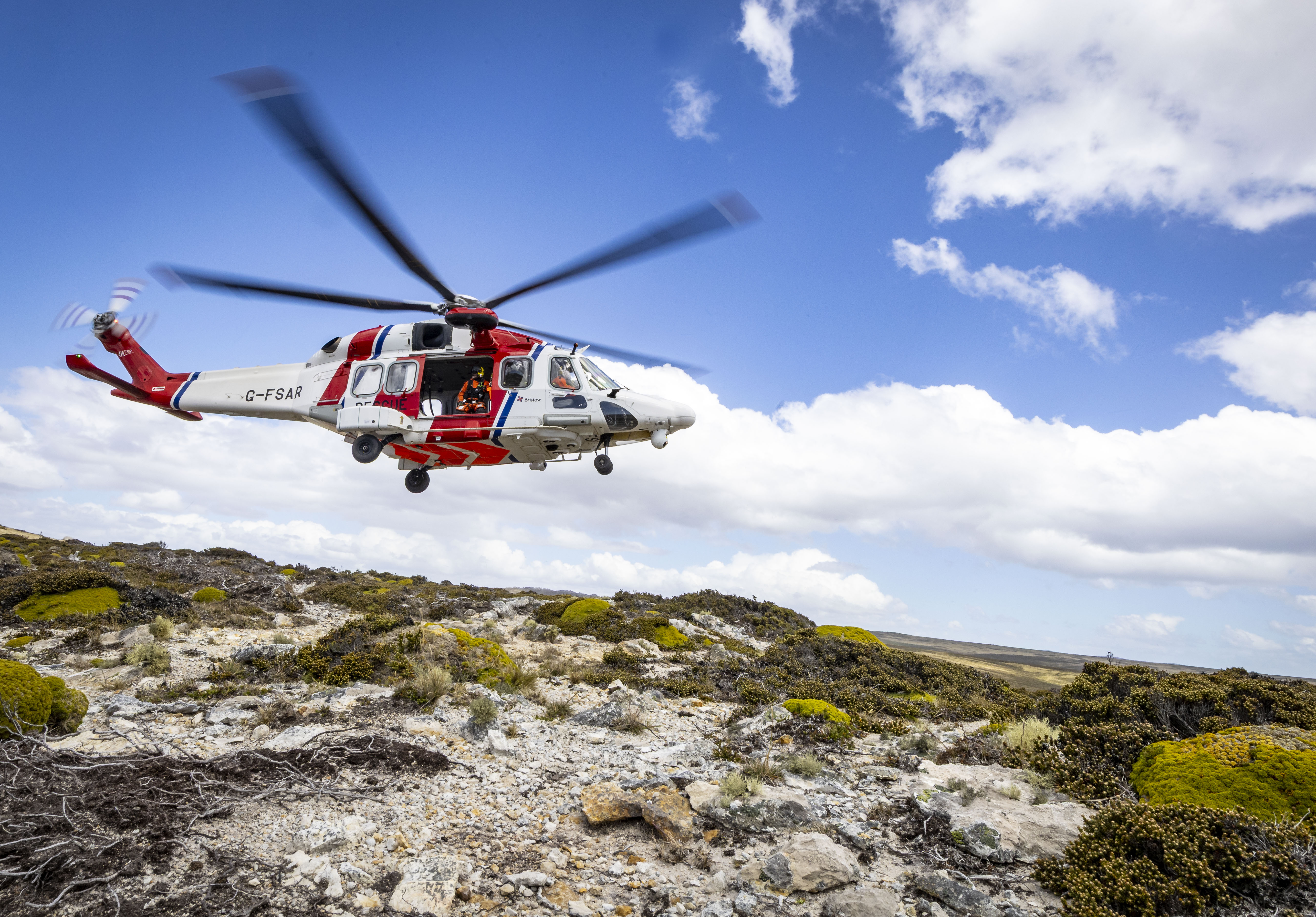 SAR Helicopter Hovering