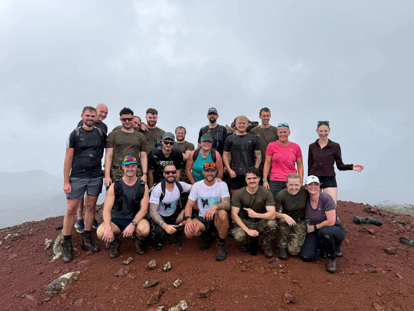 The team at Ascension Island supported the effort