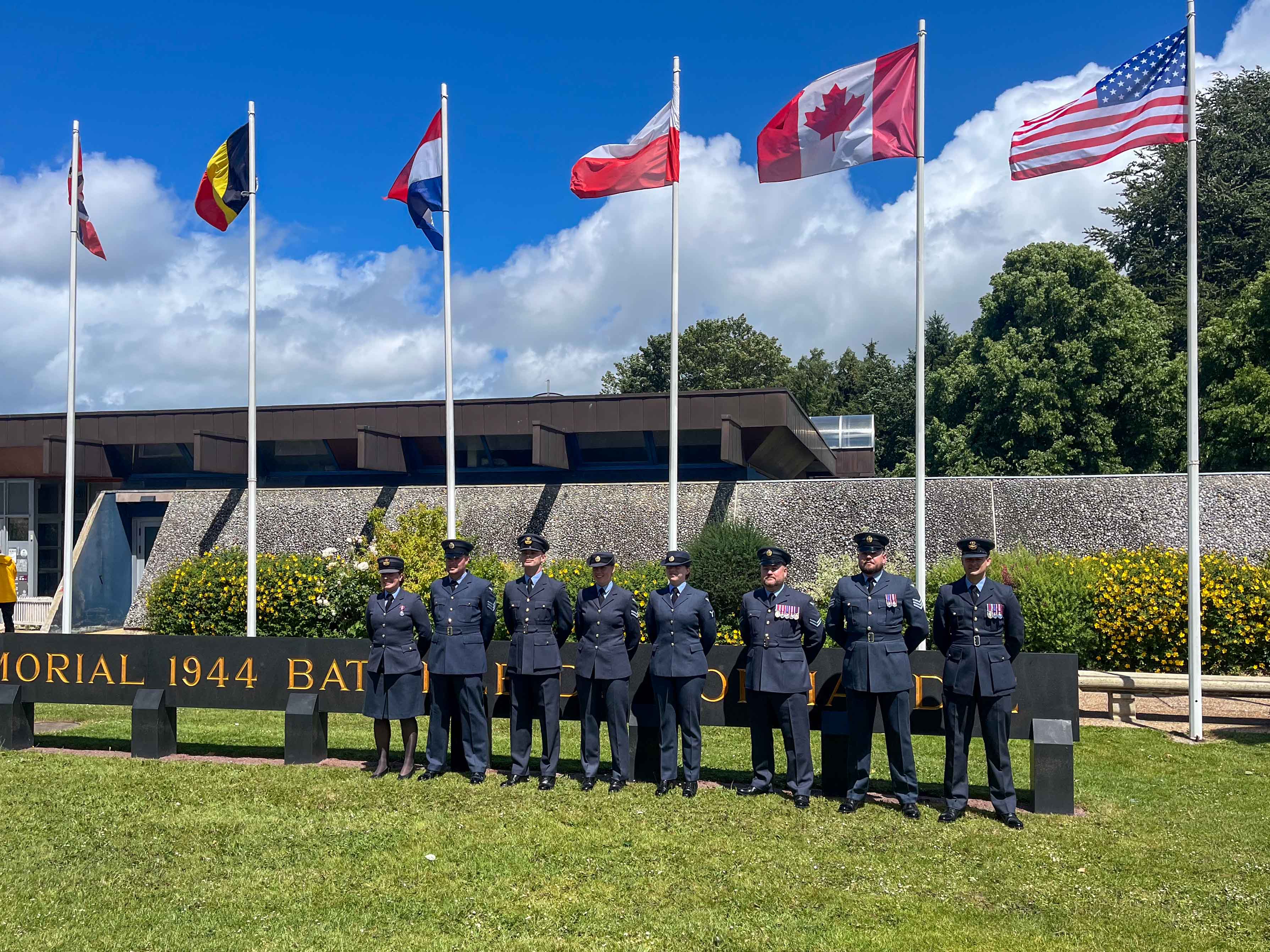 RAF Boulmer and Air Command and Control Force mark 82nd Anniversary of D-Day in Normandy
