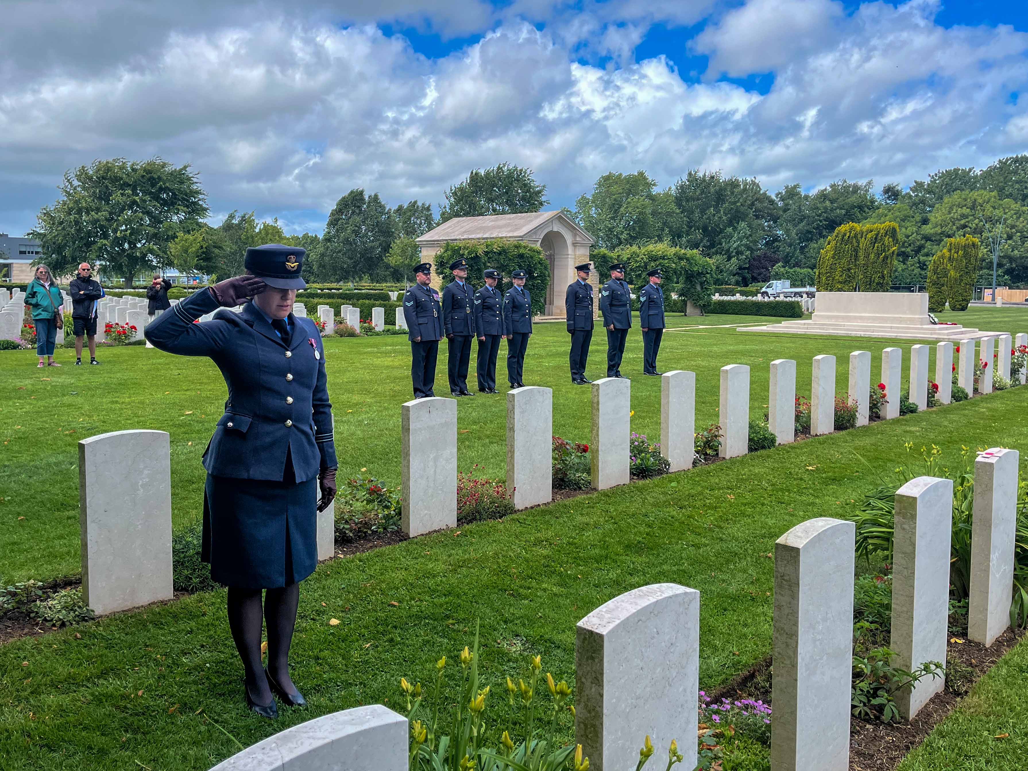 RAF Boulmer and Air Command and Control Force mark 82nd Anniversary of D-Day in Normandy