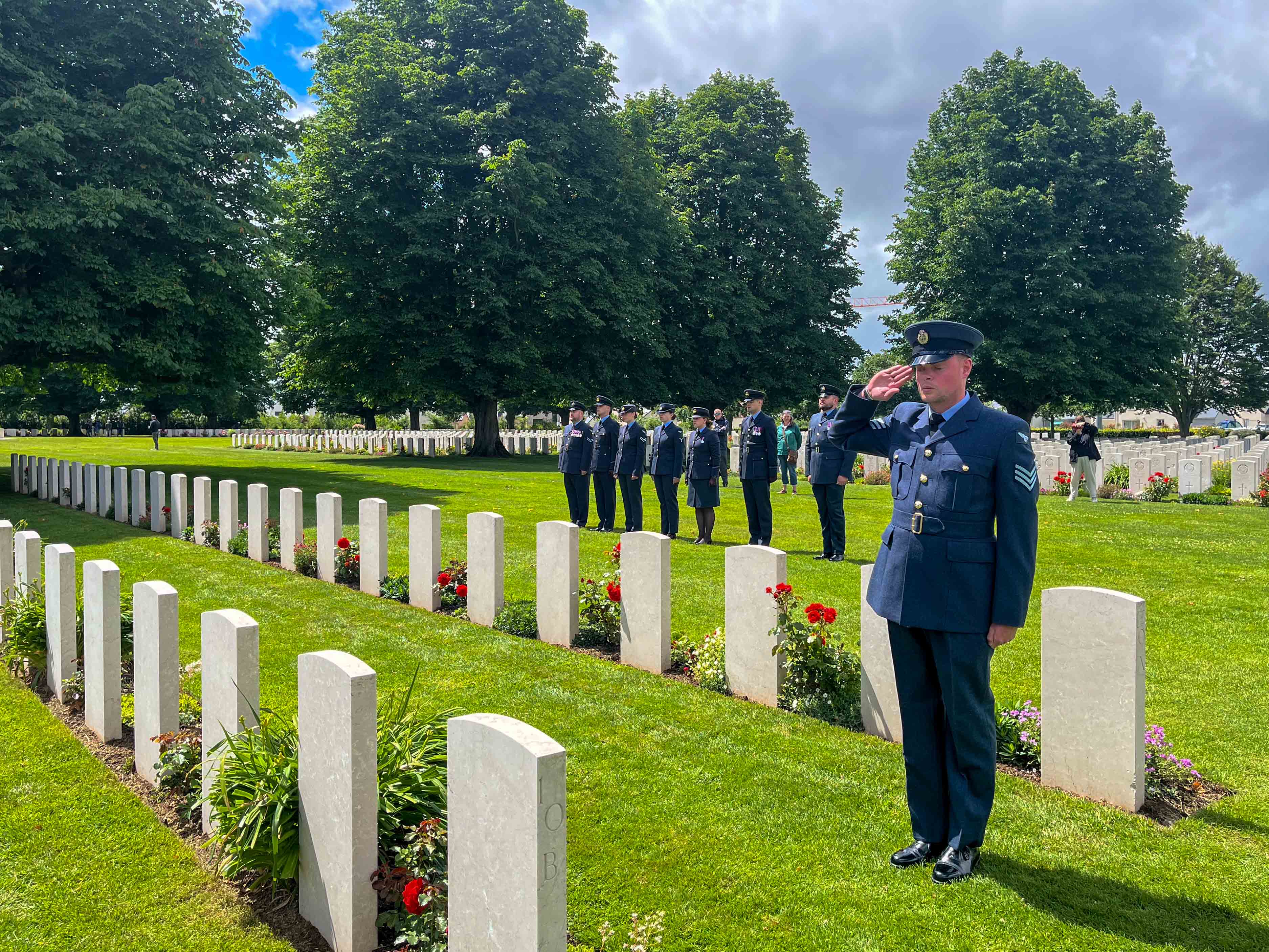 RAF Boulmer and Air Command and Control Force mark 82nd Anniversary of D-Day in Normandy