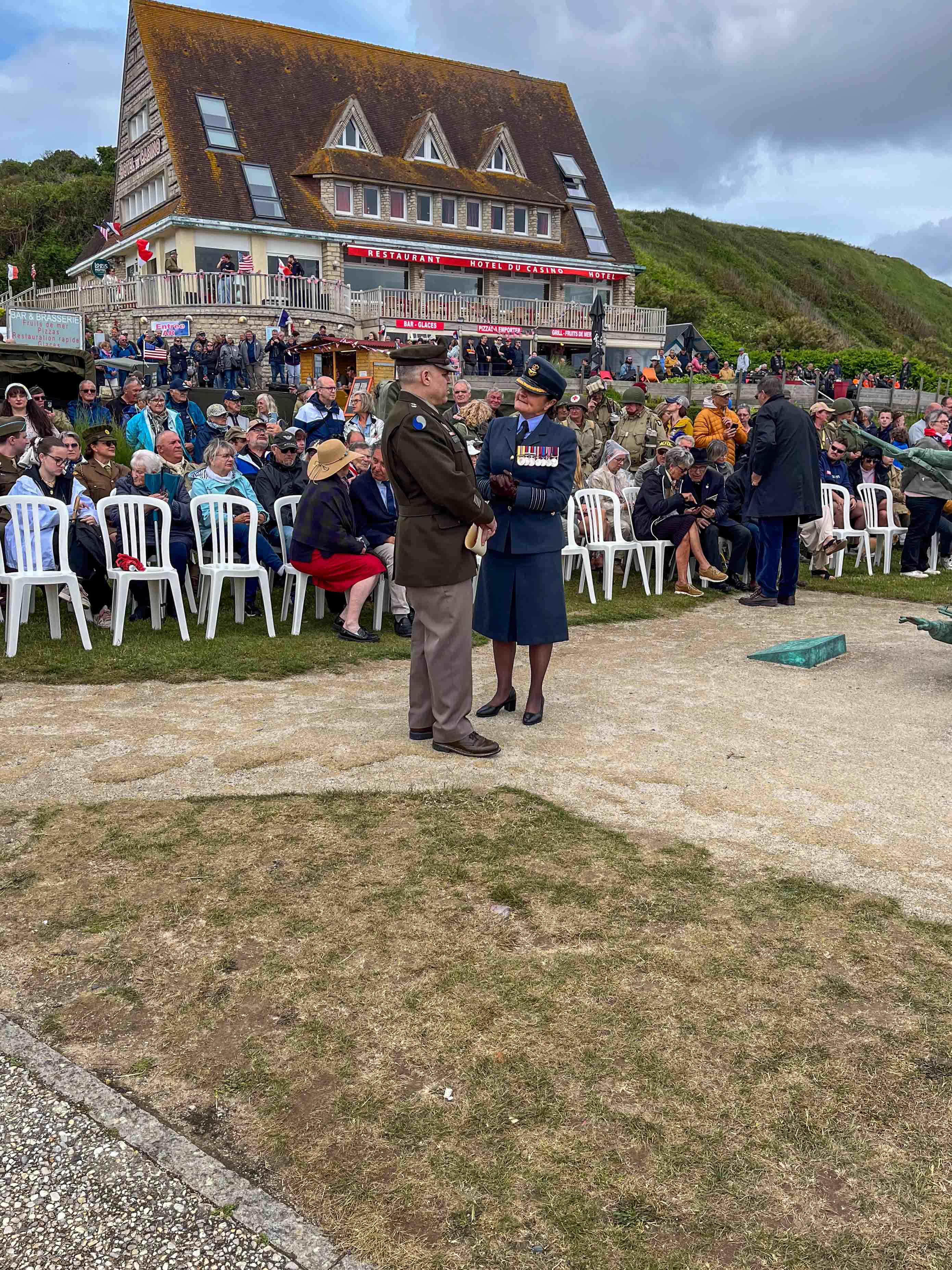 RAF Boulmer and Air Command and Control Force mark 82nd Anniversary of D-Day in Normandy