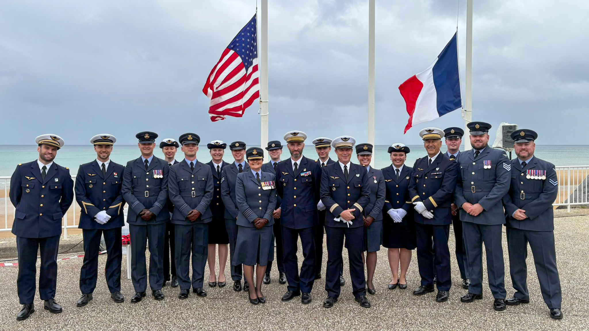 RAF Boulmer and Air Command and Control Force mark 82nd Anniversary of D-Day in Normandy
