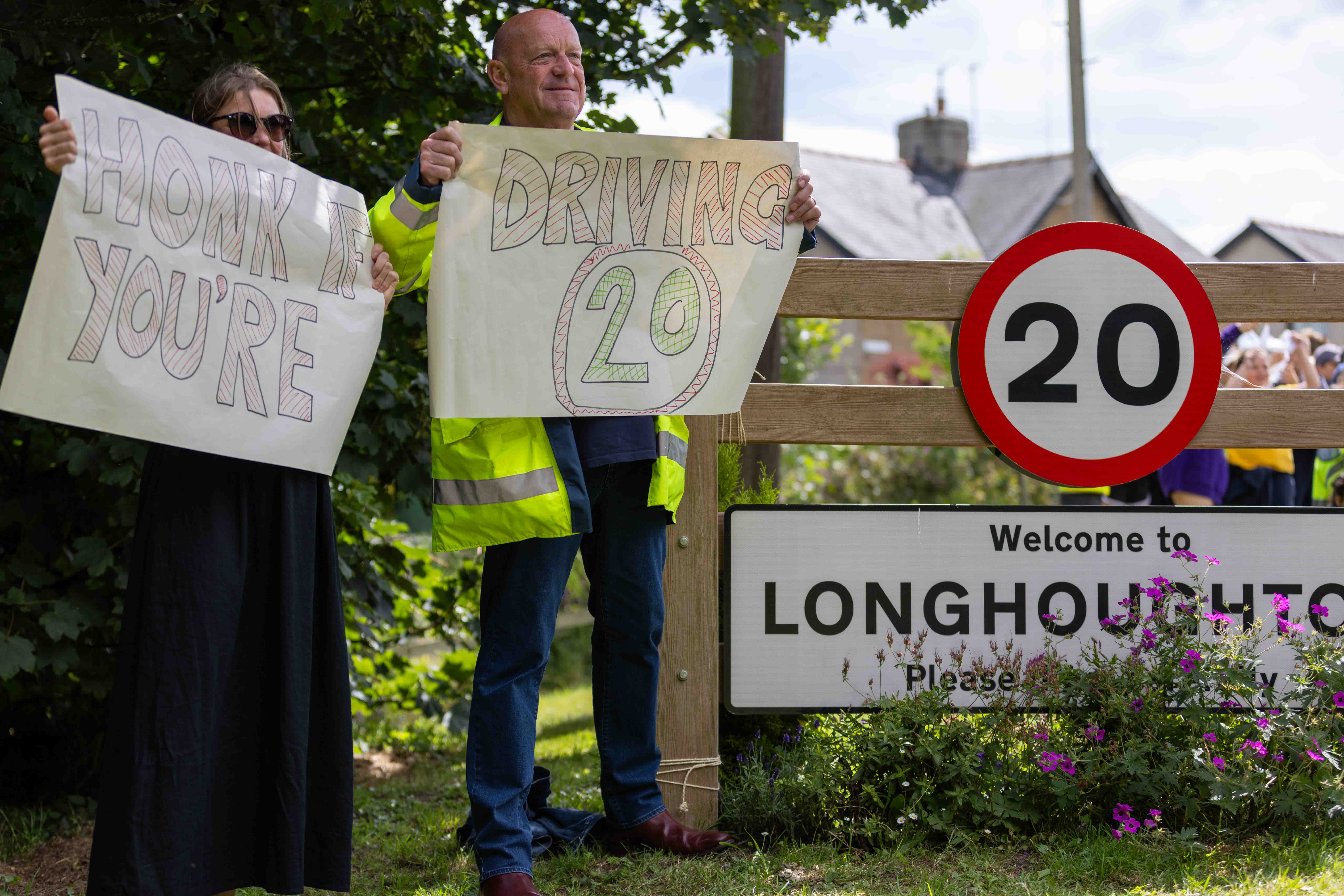 RAF Boulmer and Longhoughton community unite for road safety morning