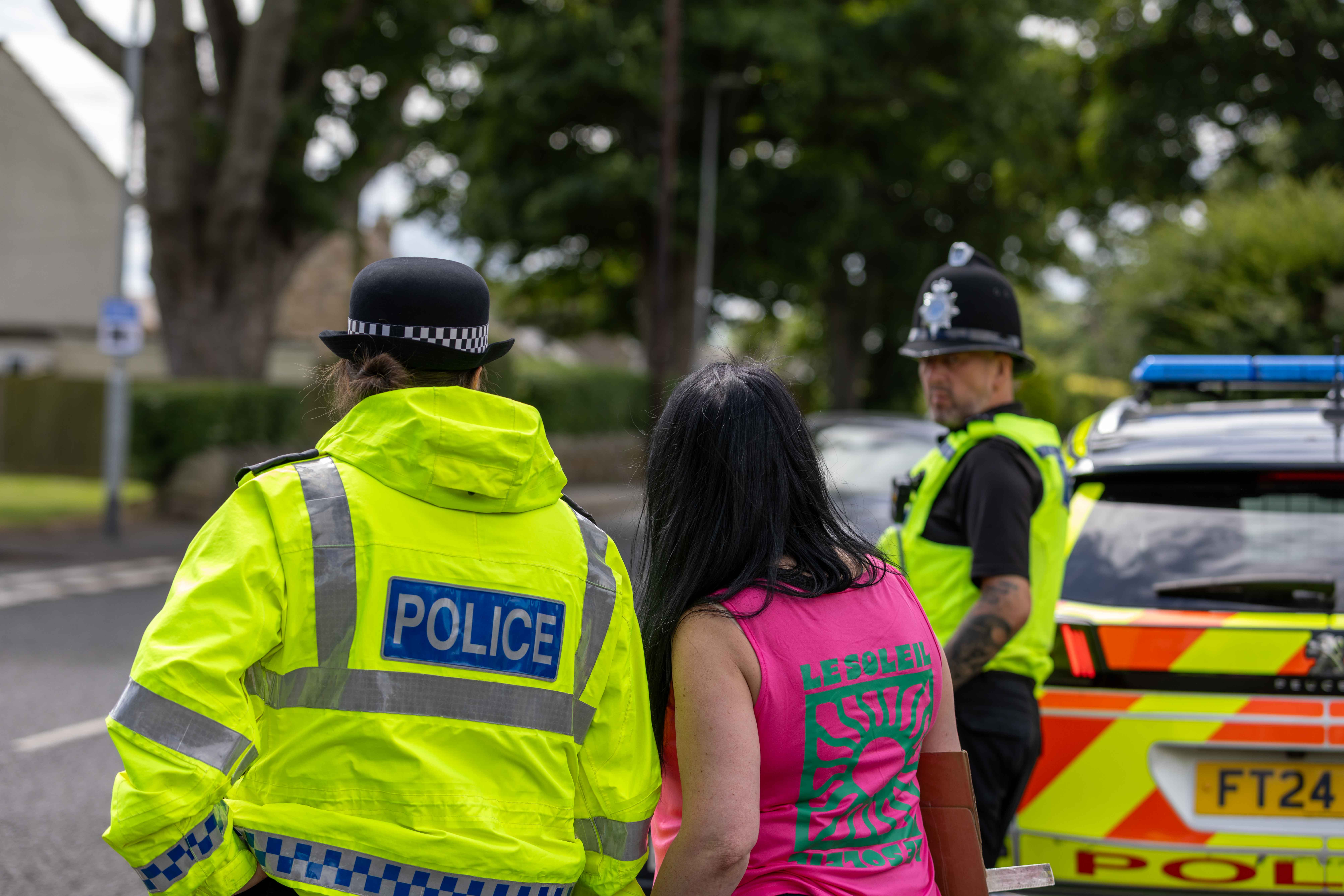 RAF Boulmer and Longhoughton community unite for road safety morning