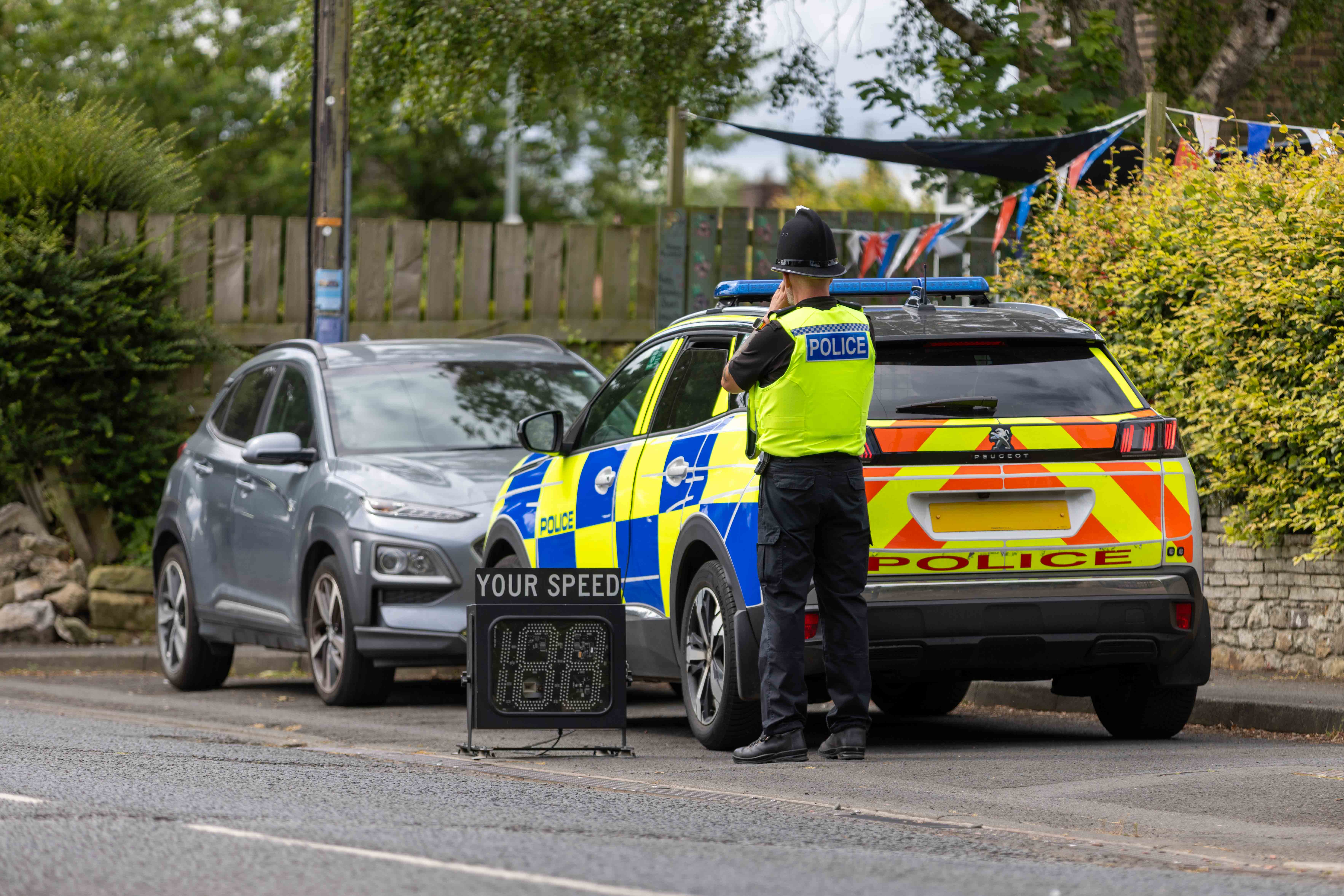 RAF Boulmer and Longhoughton community unite for road safety morning