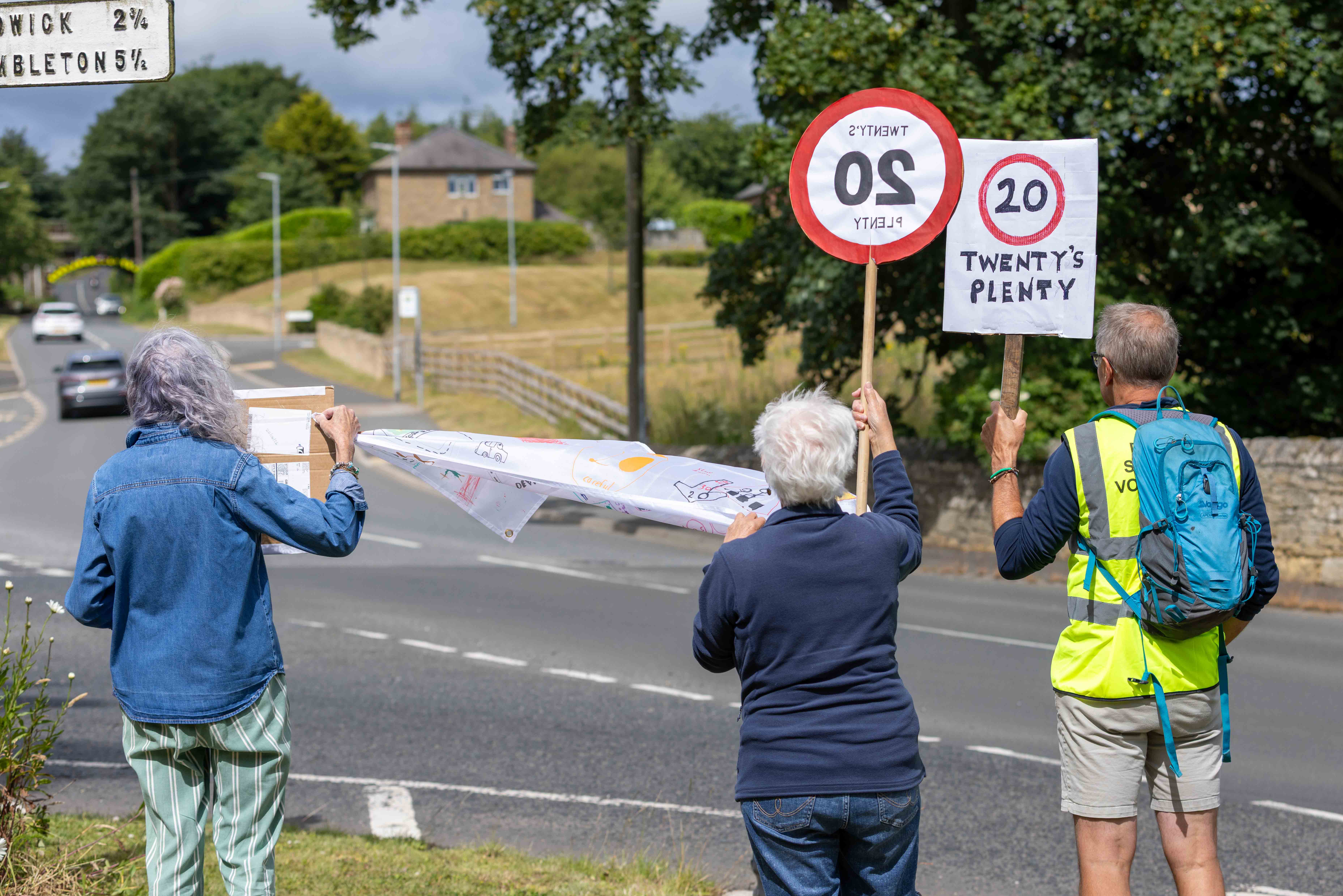 RAF Boulmer and Longhoughton community unite for road safety morning
