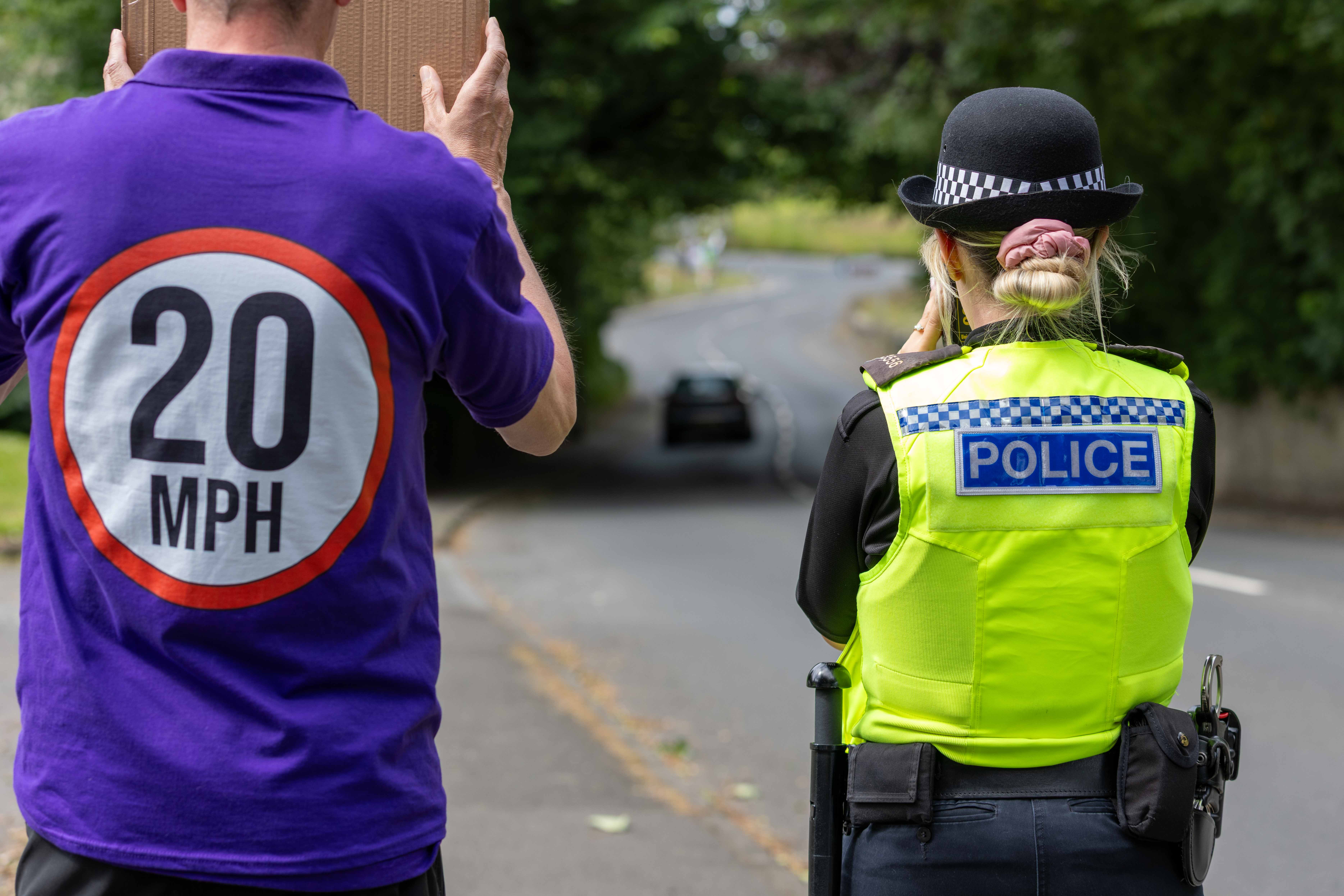 RAF Boulmer and Longhoughton community unite for road safety morning