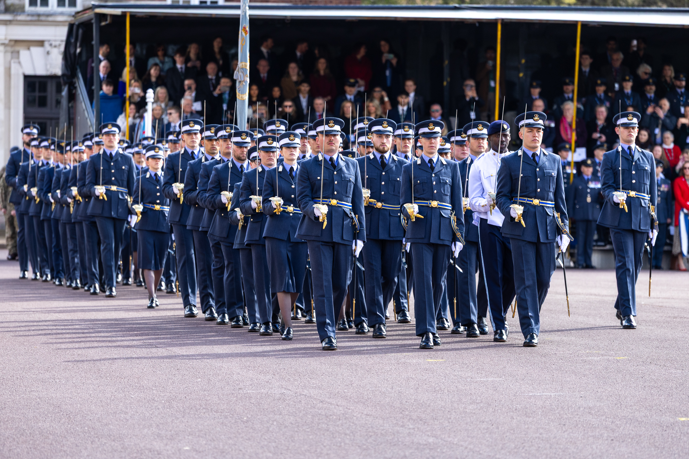Cadets marching