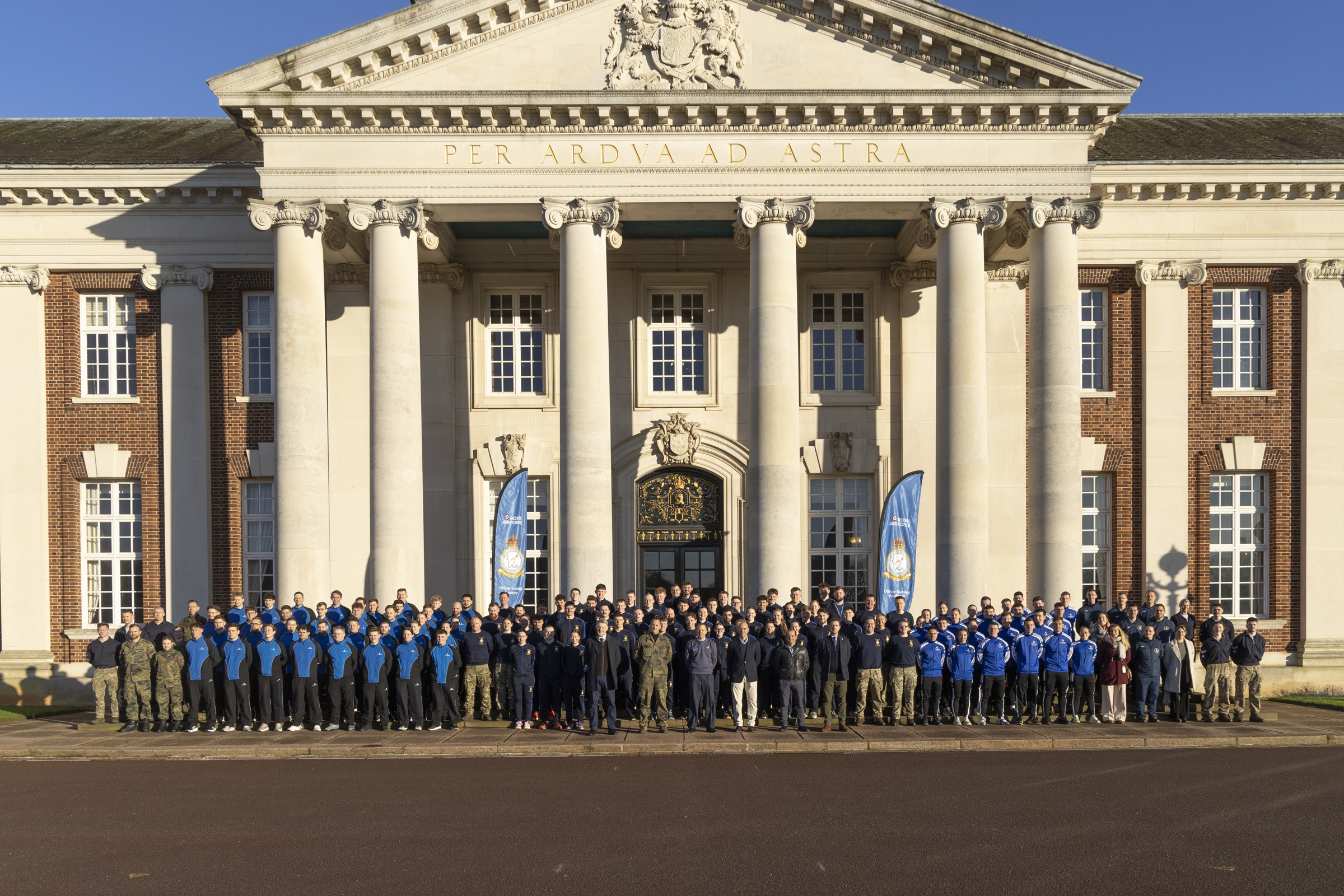Contestants outside the College
